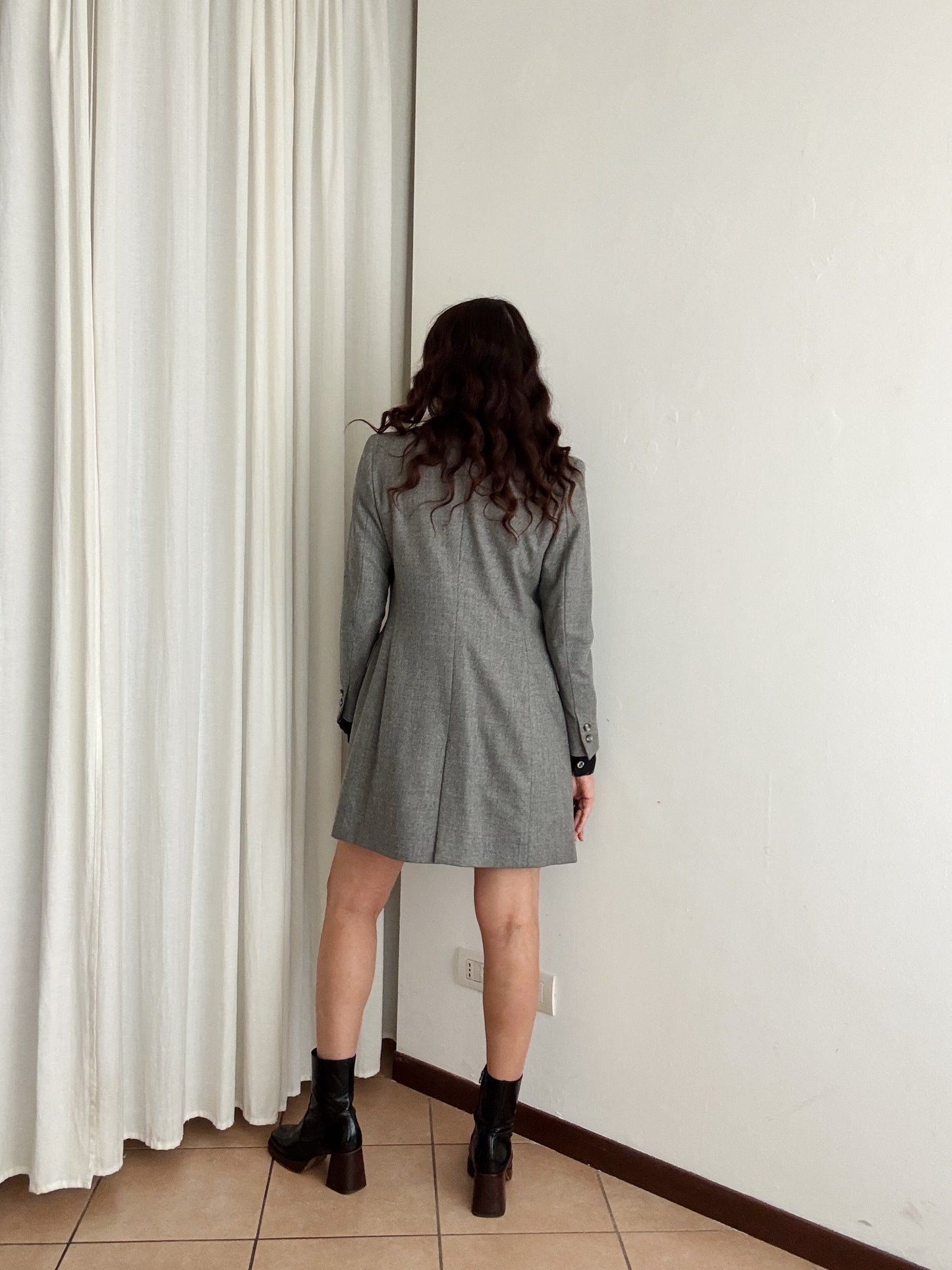 Blazer grigio lungo 42