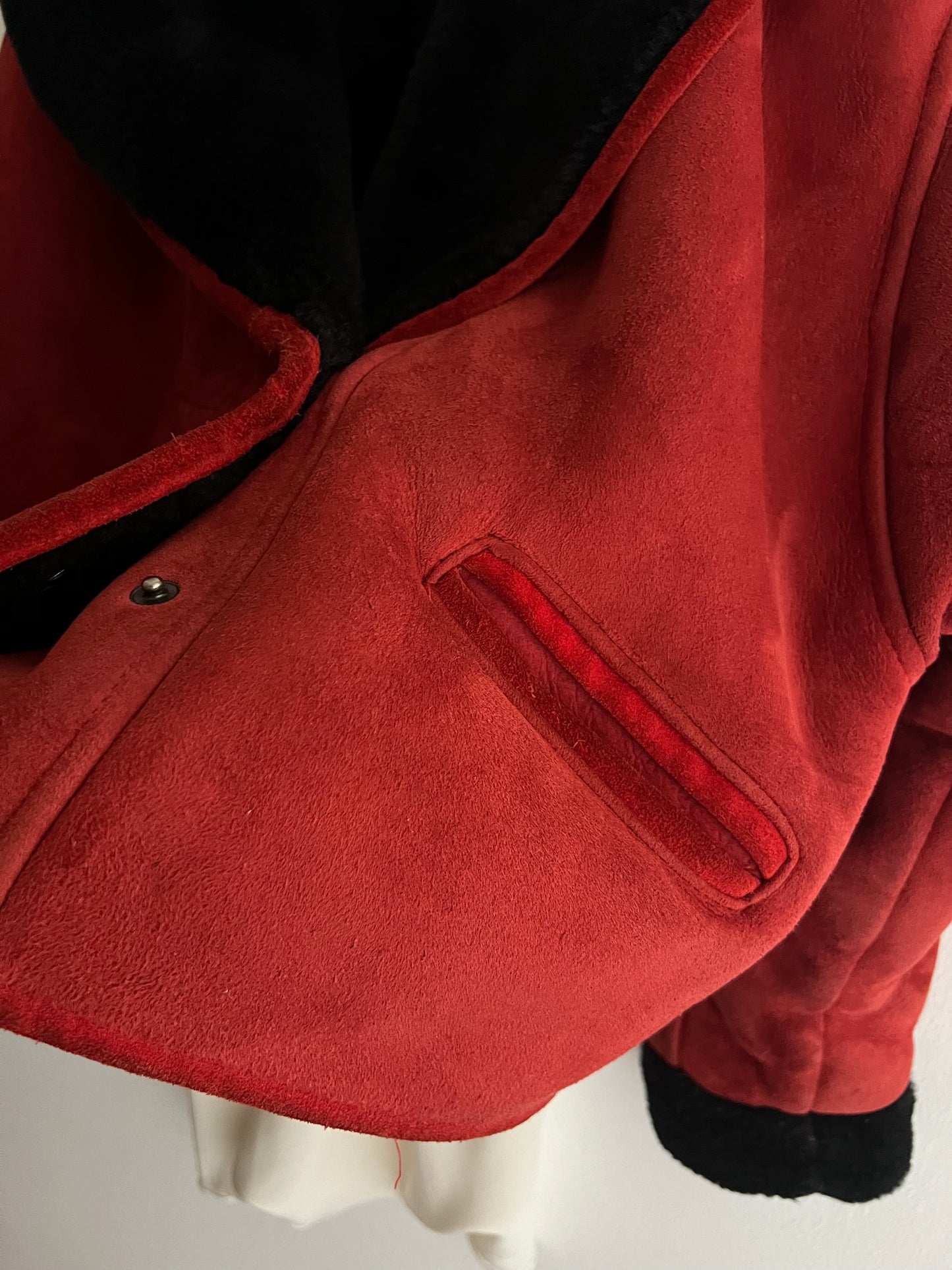 Montone rosso e nero M/L