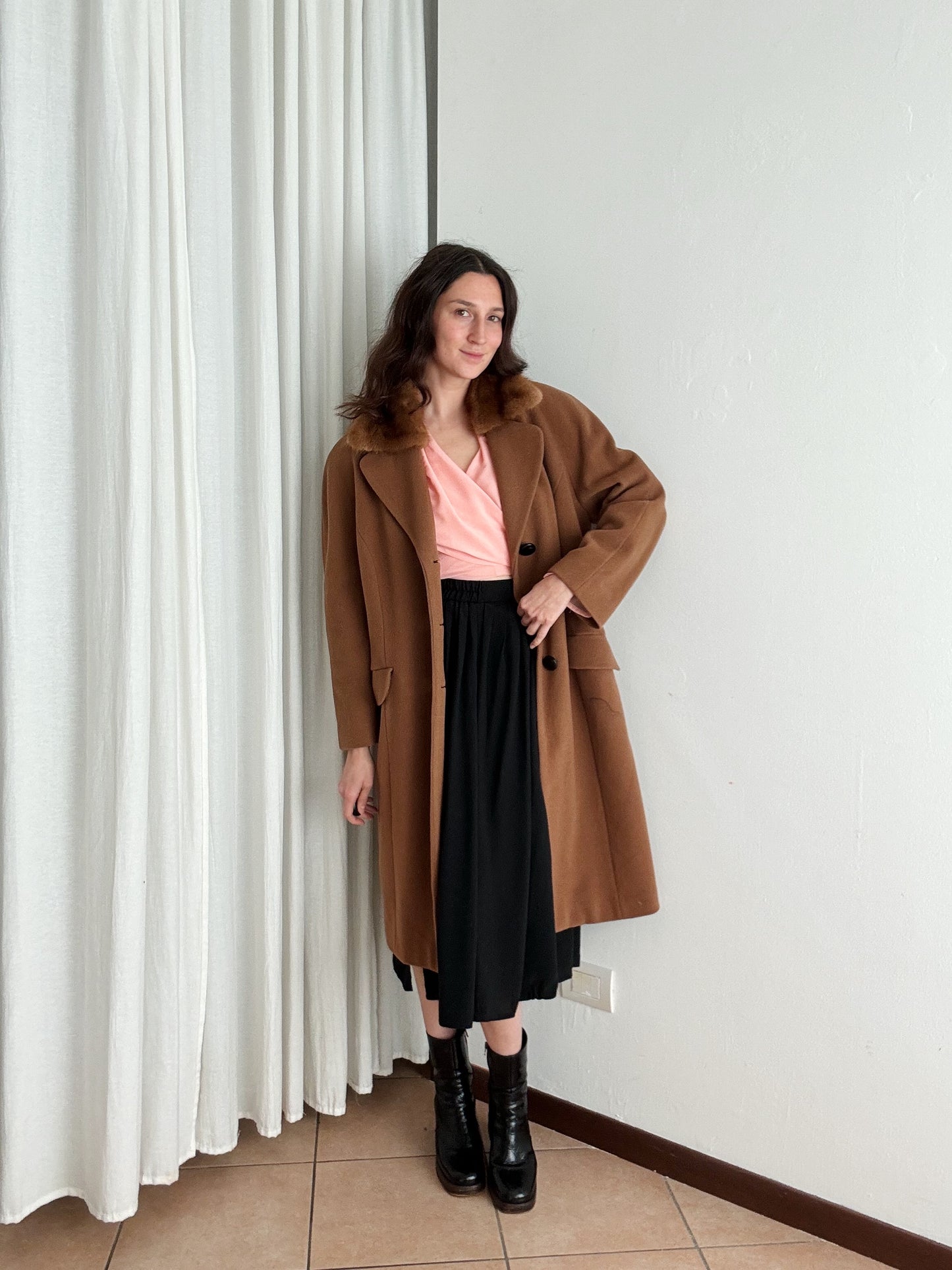 Cappotto cammello L