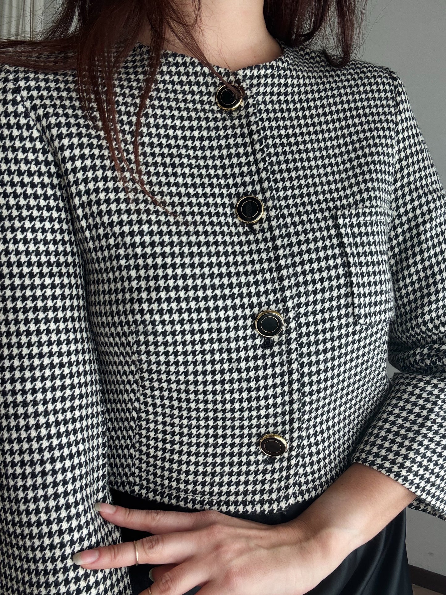 Blazer bianco e nero S