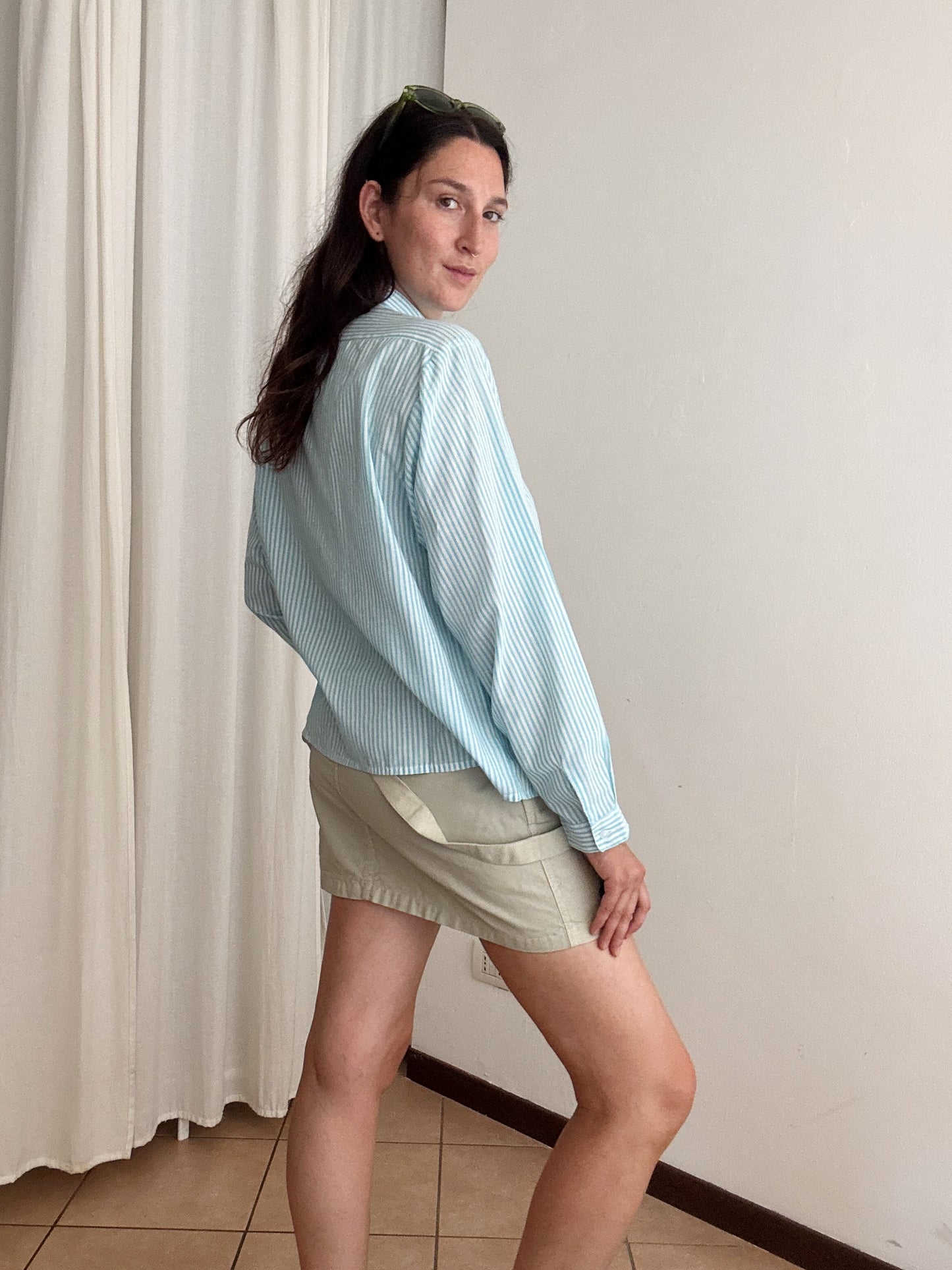 Camicia a righe 46
