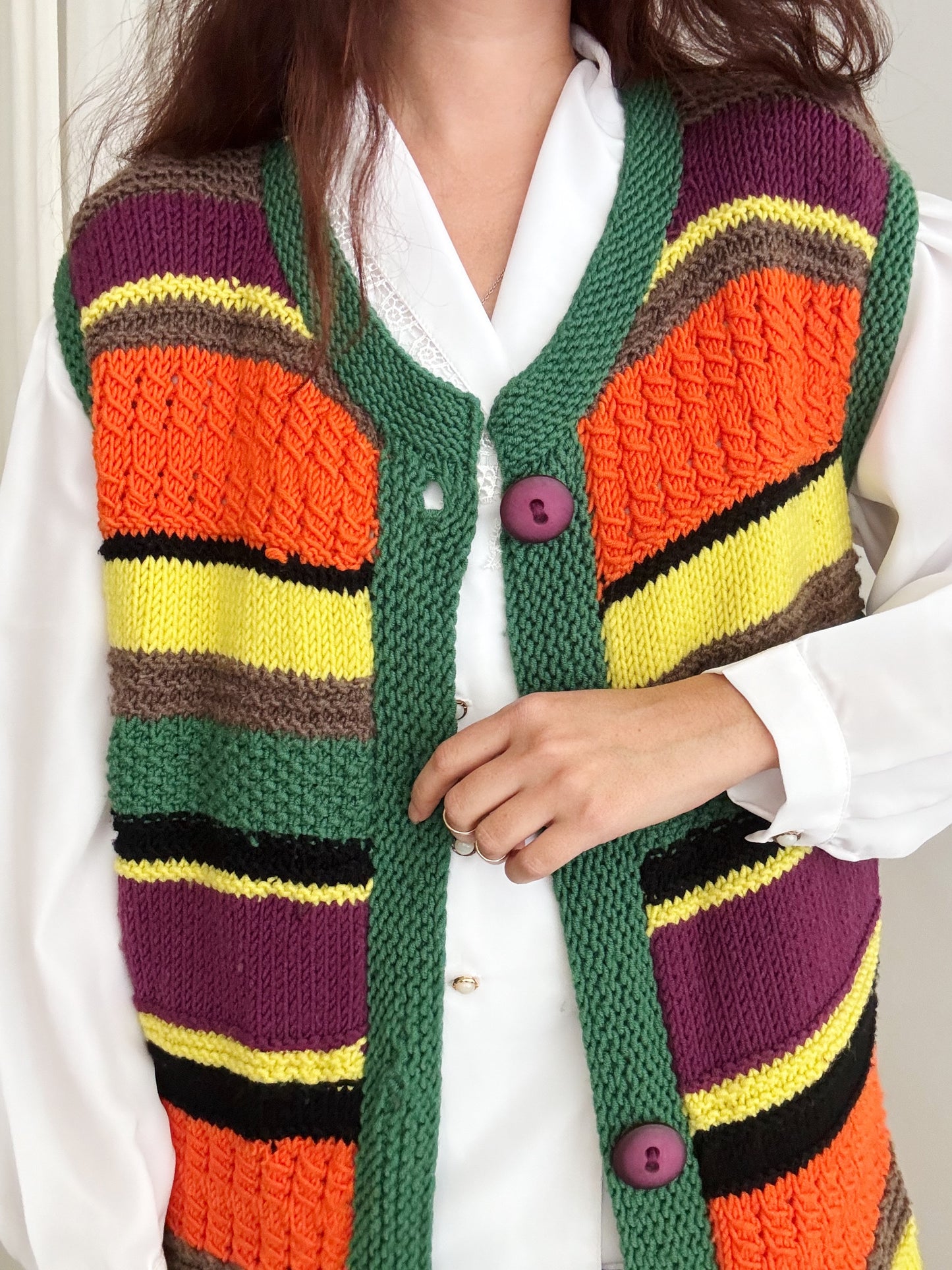 Gilet a righe L