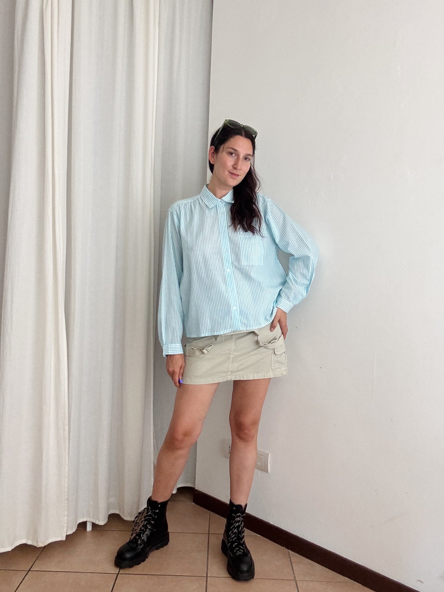 Camicia a righe 46