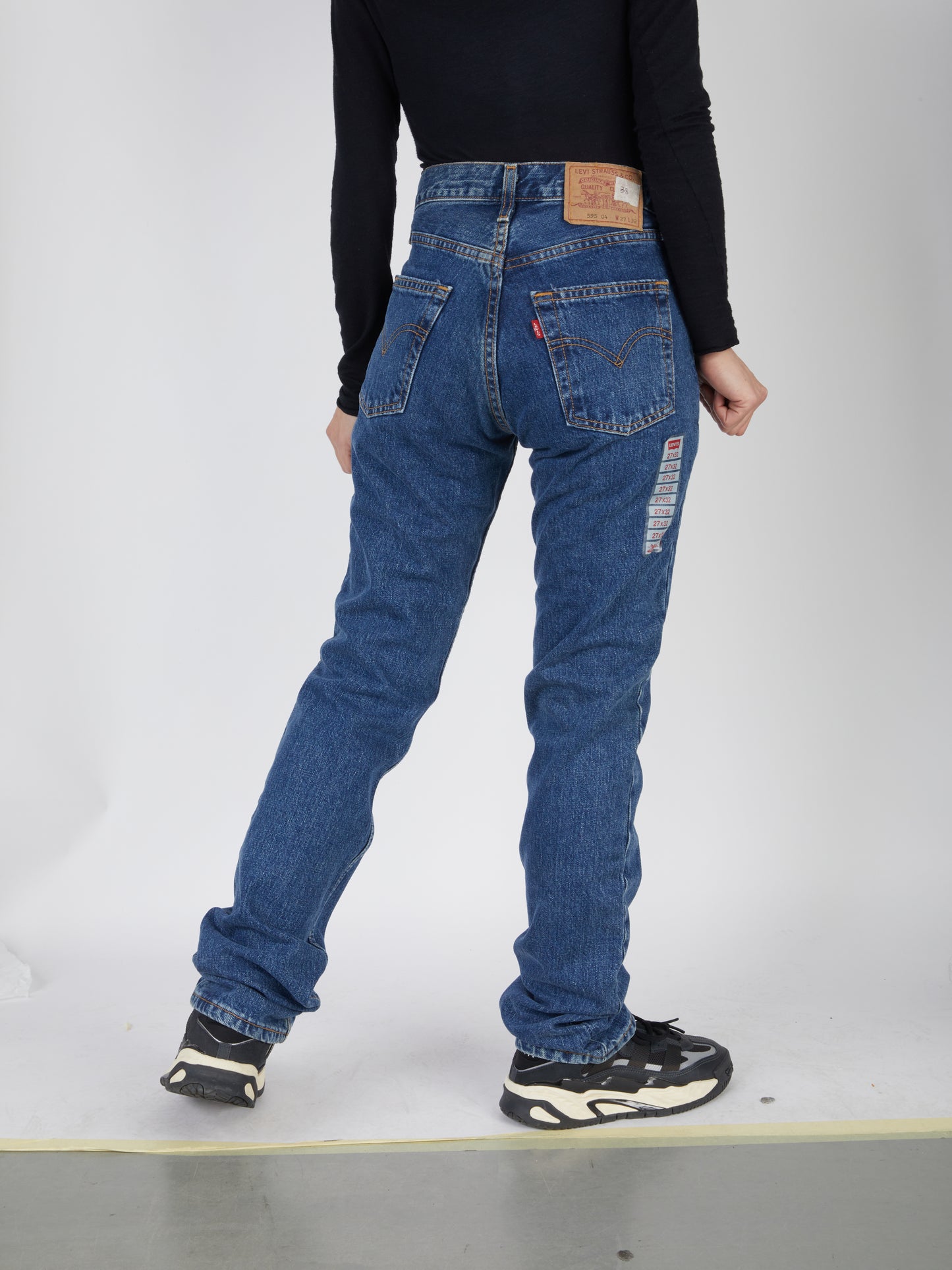 Levis 595 blu W27 L32