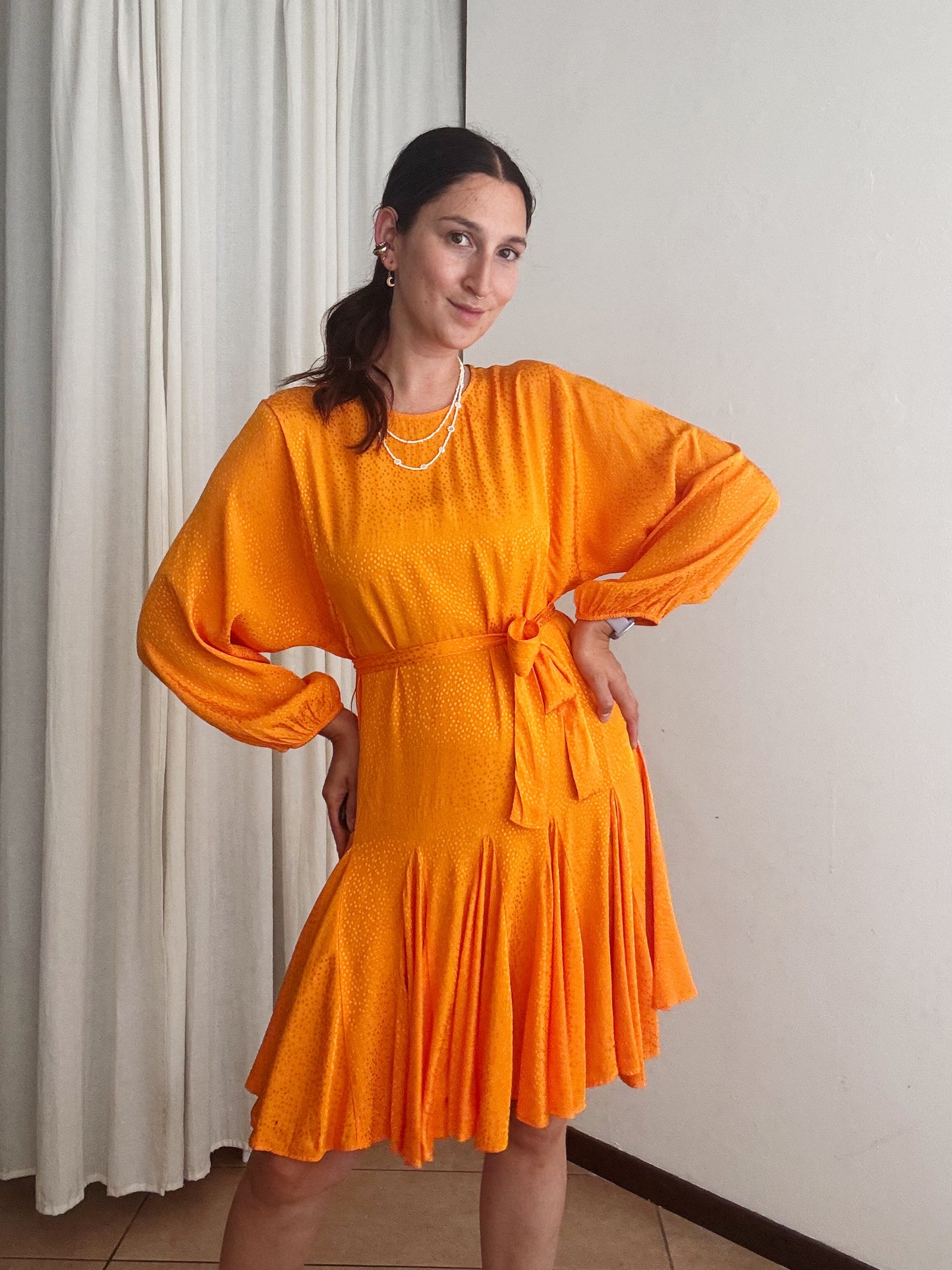 Abito arancione 44