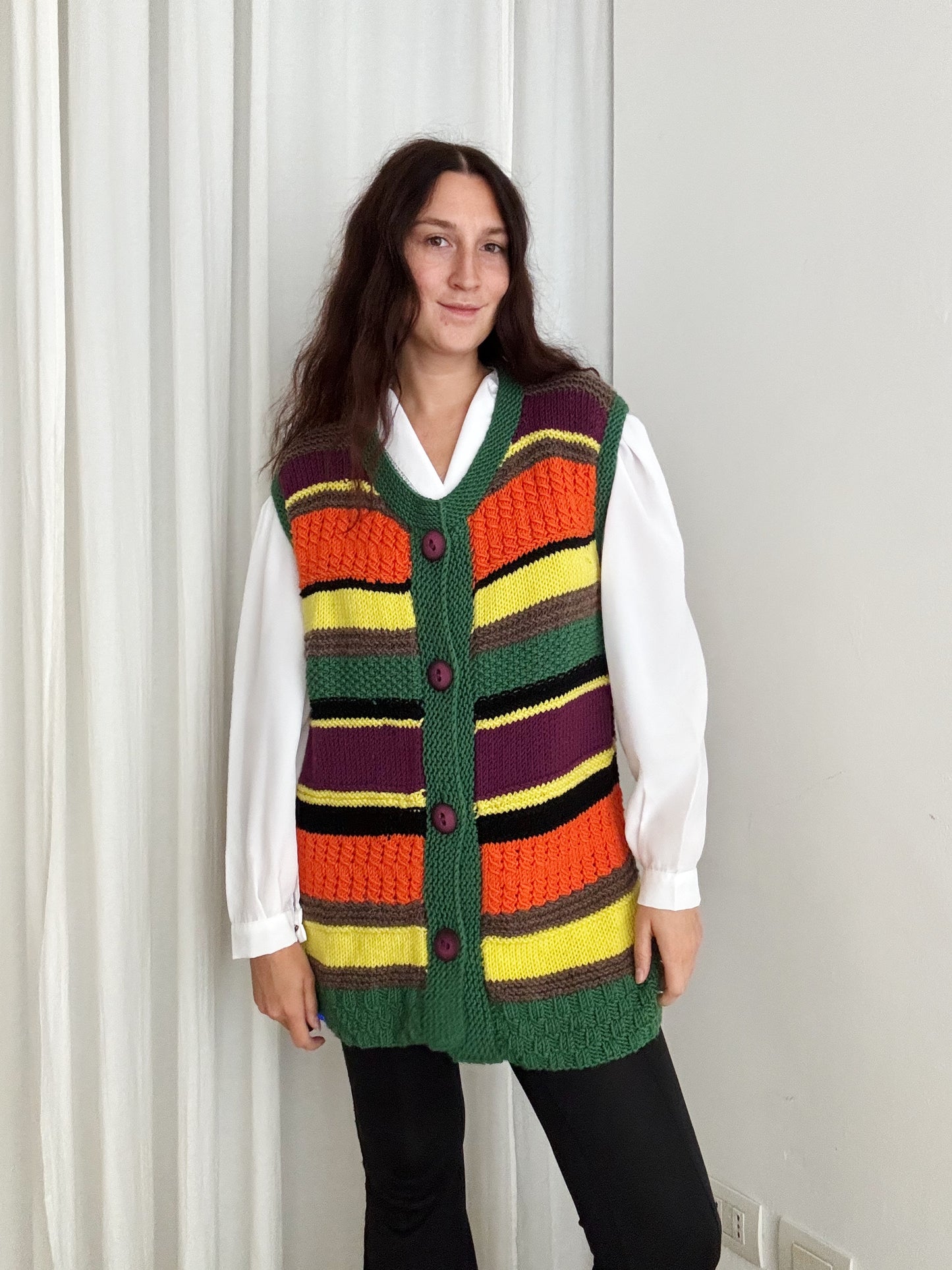 Gilet a righe L