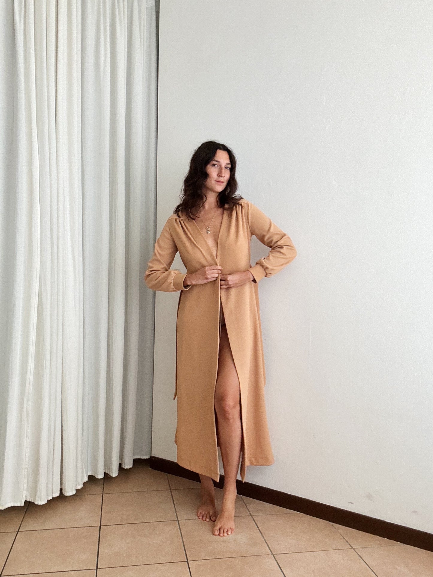 Vestaglia beige M