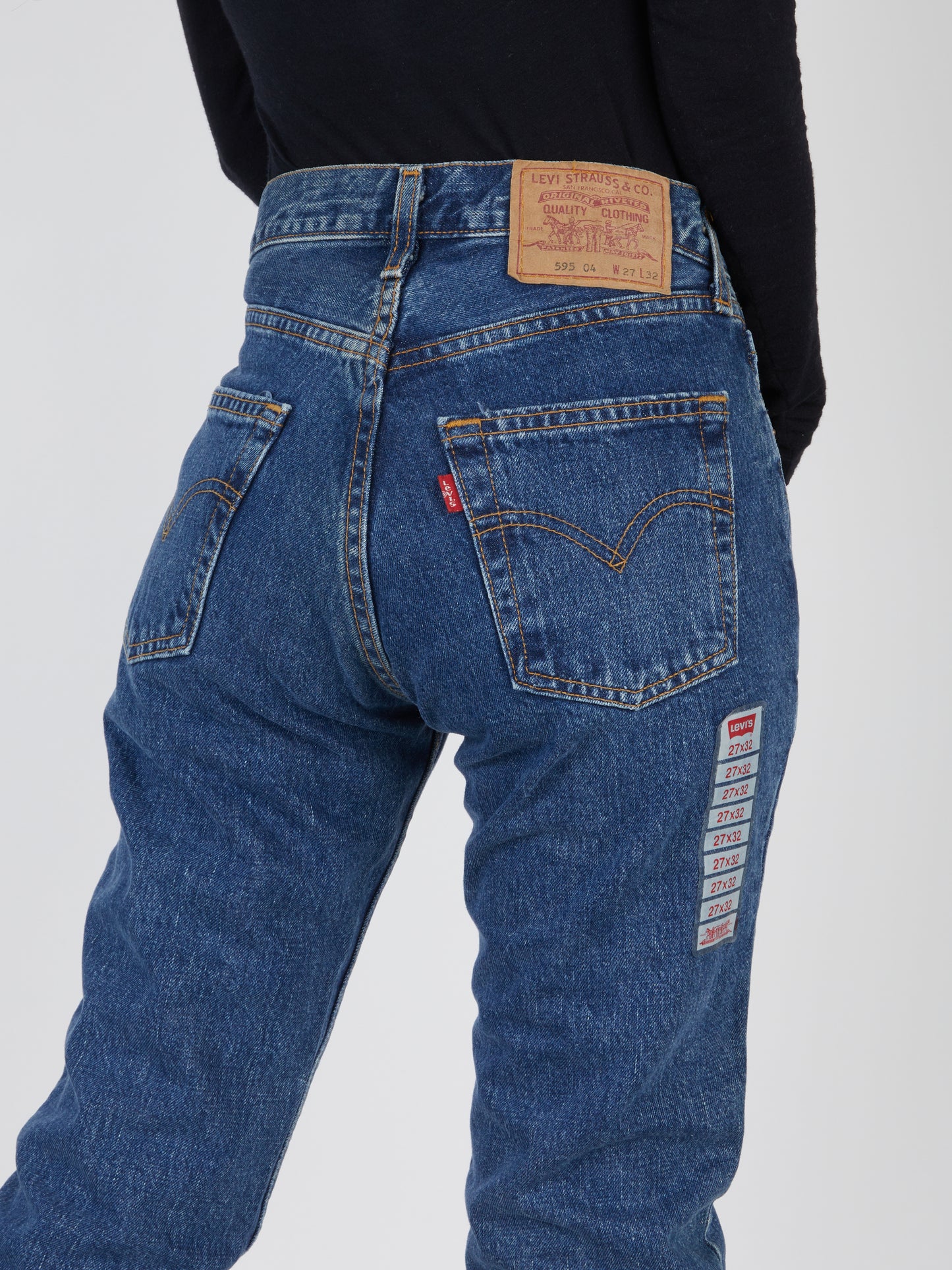 Levis 595 blu W27 L32