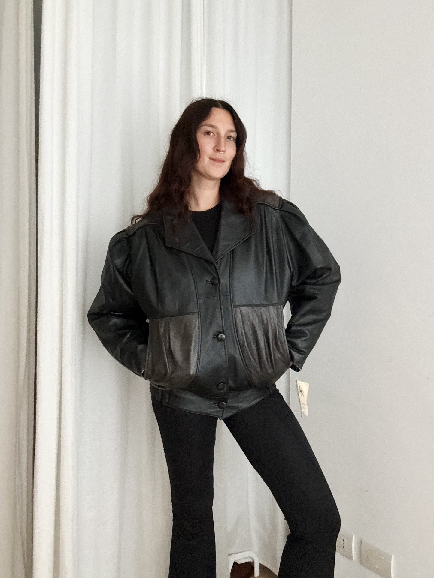 Bomber in pelle 44