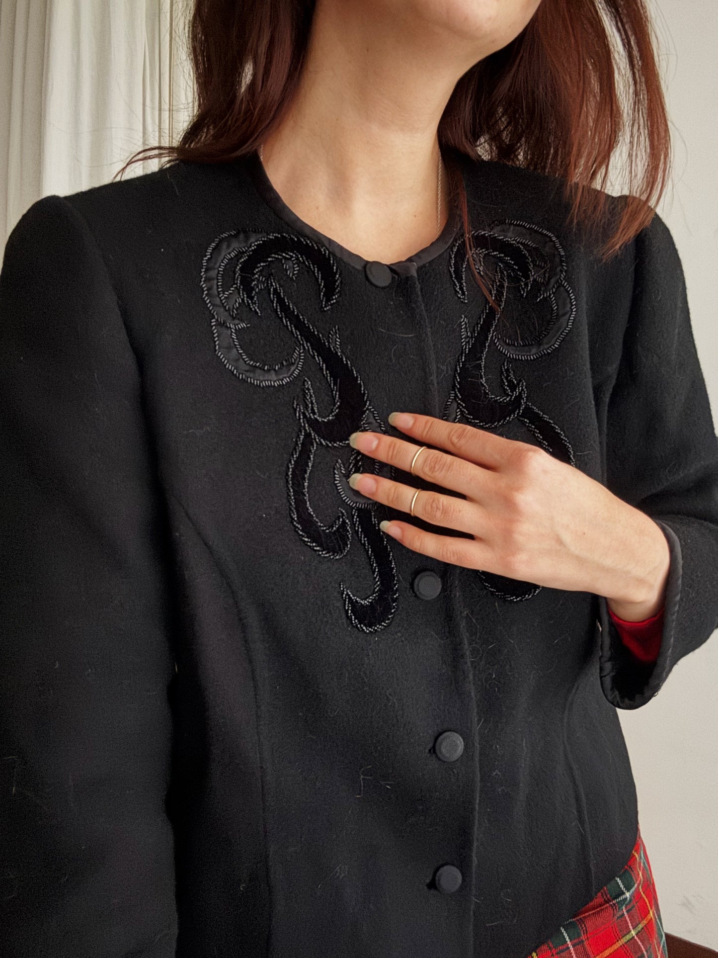 Giacca sartoriale nera M/L