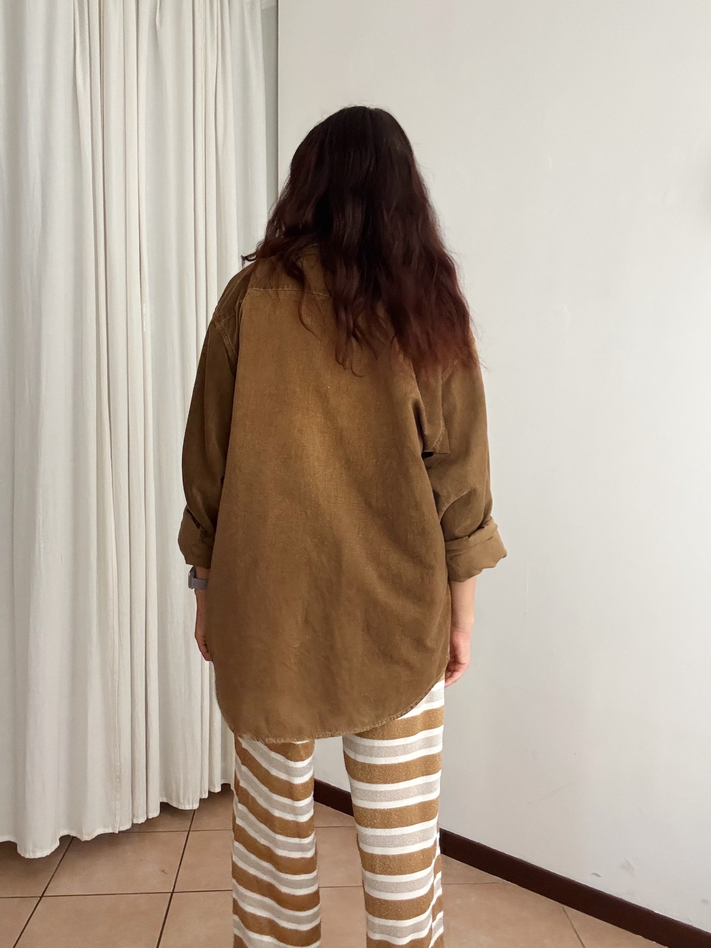 Camicia uomo in velluto XL