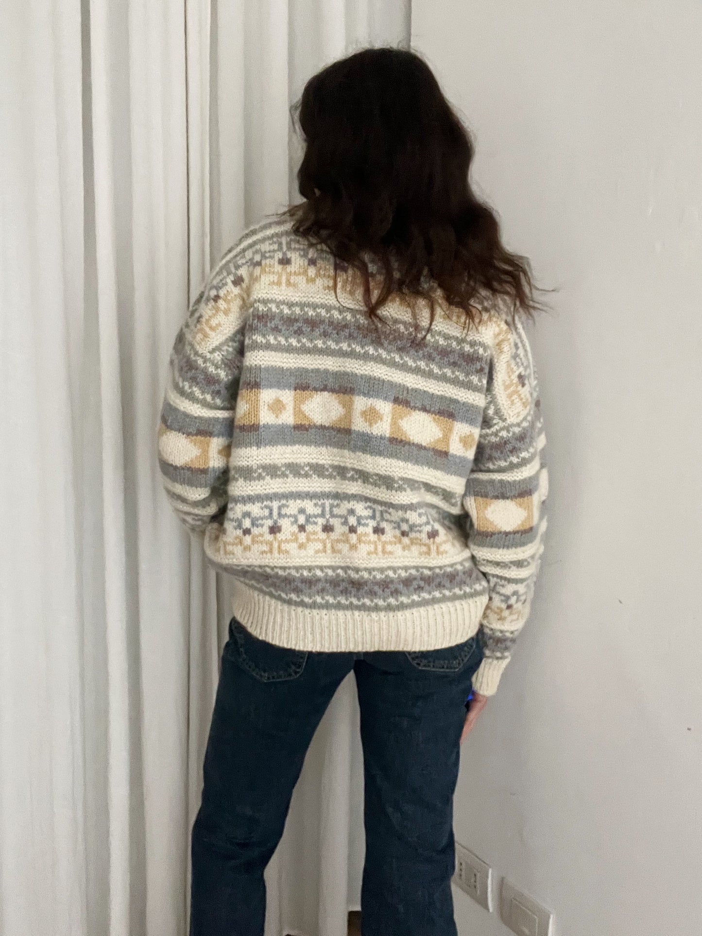 Maglione lana grossa UK L