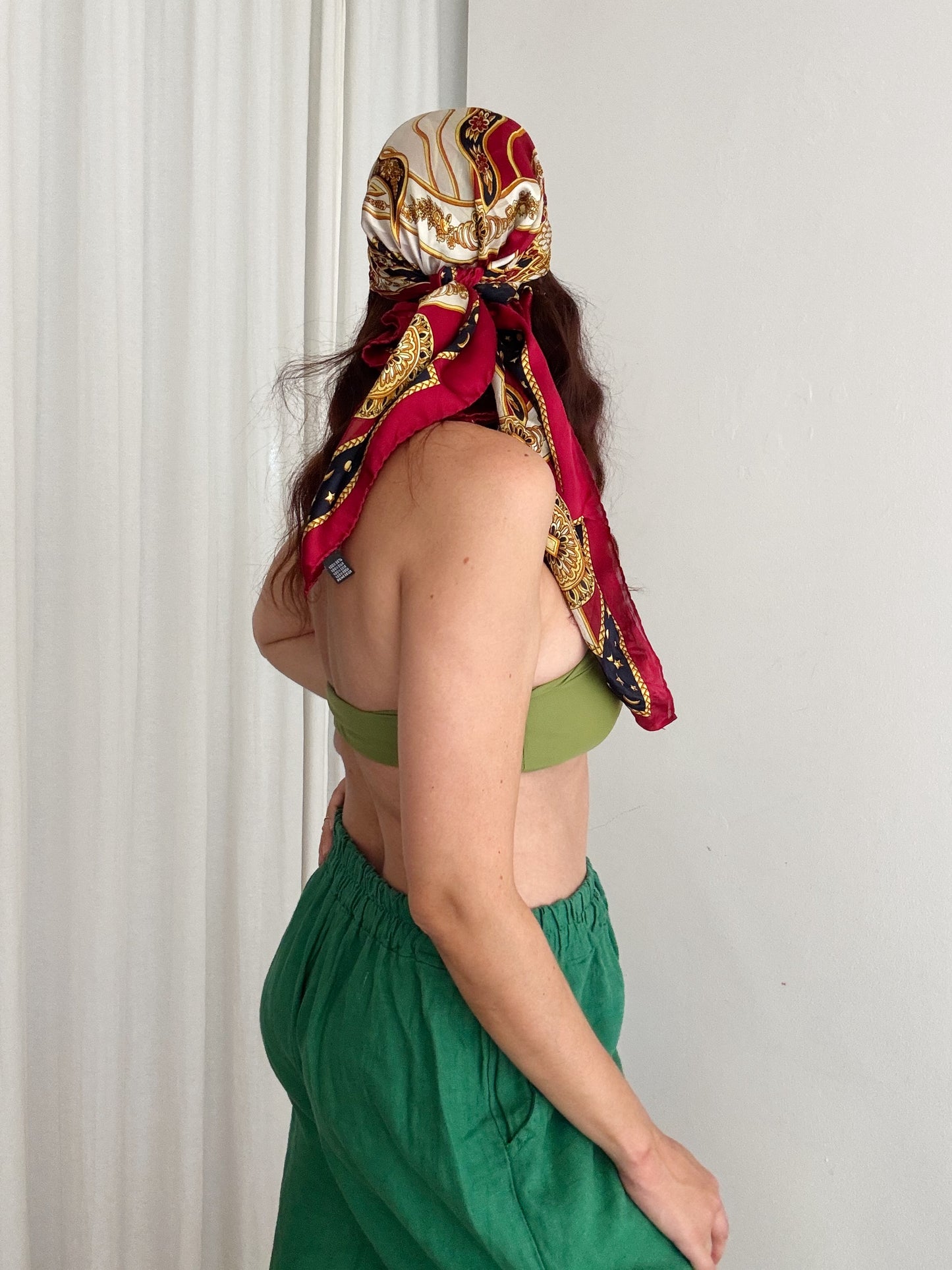 Foulard seta sole 80x80