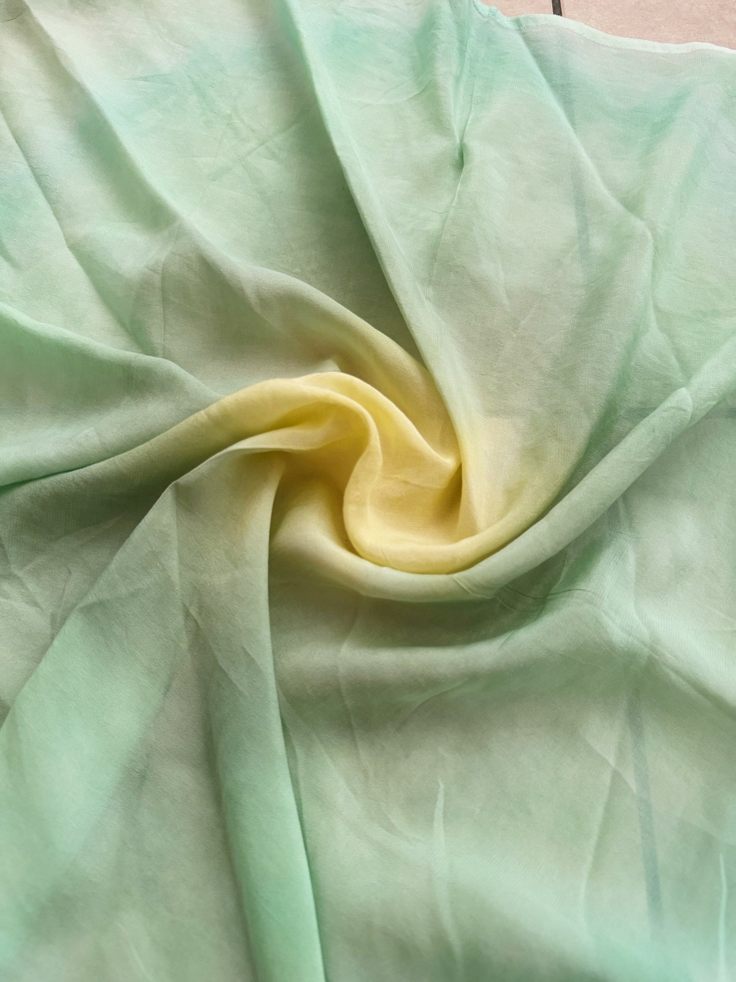 Foulard seta tiedye 65x66