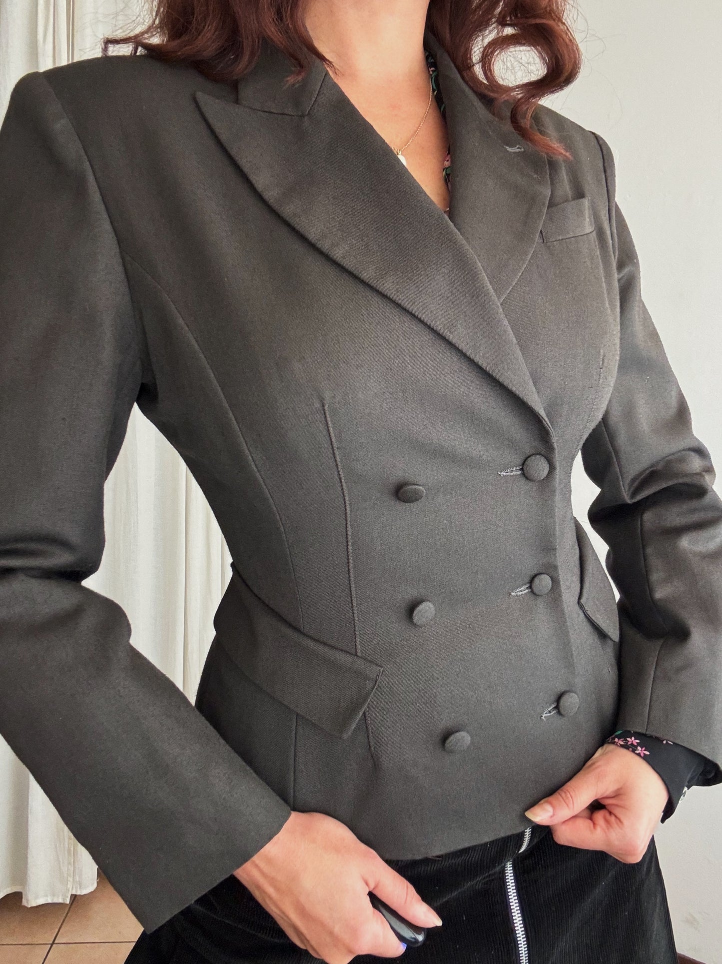Blazer grigio 80’s 44