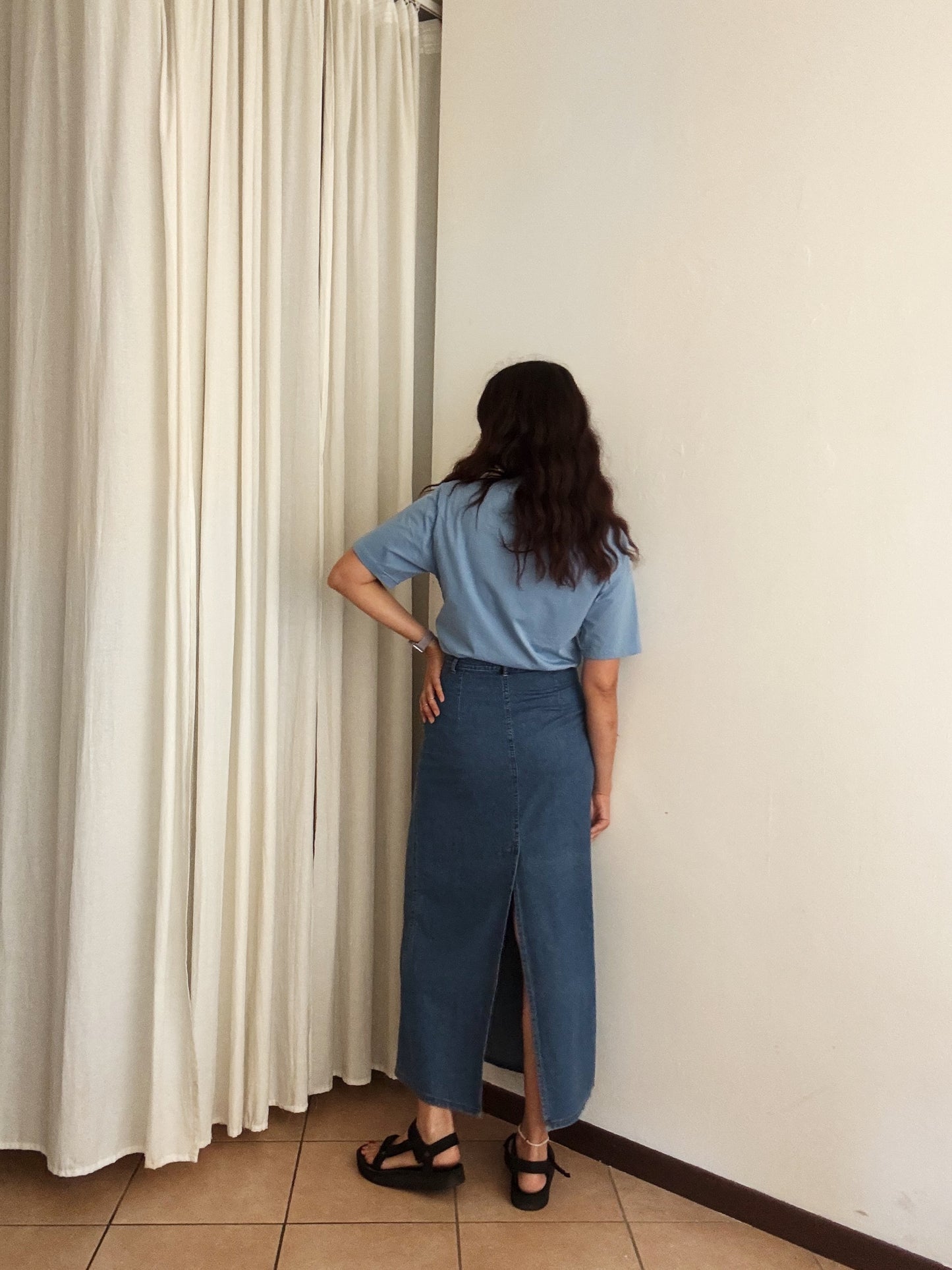 Gonna lunga jeans 42