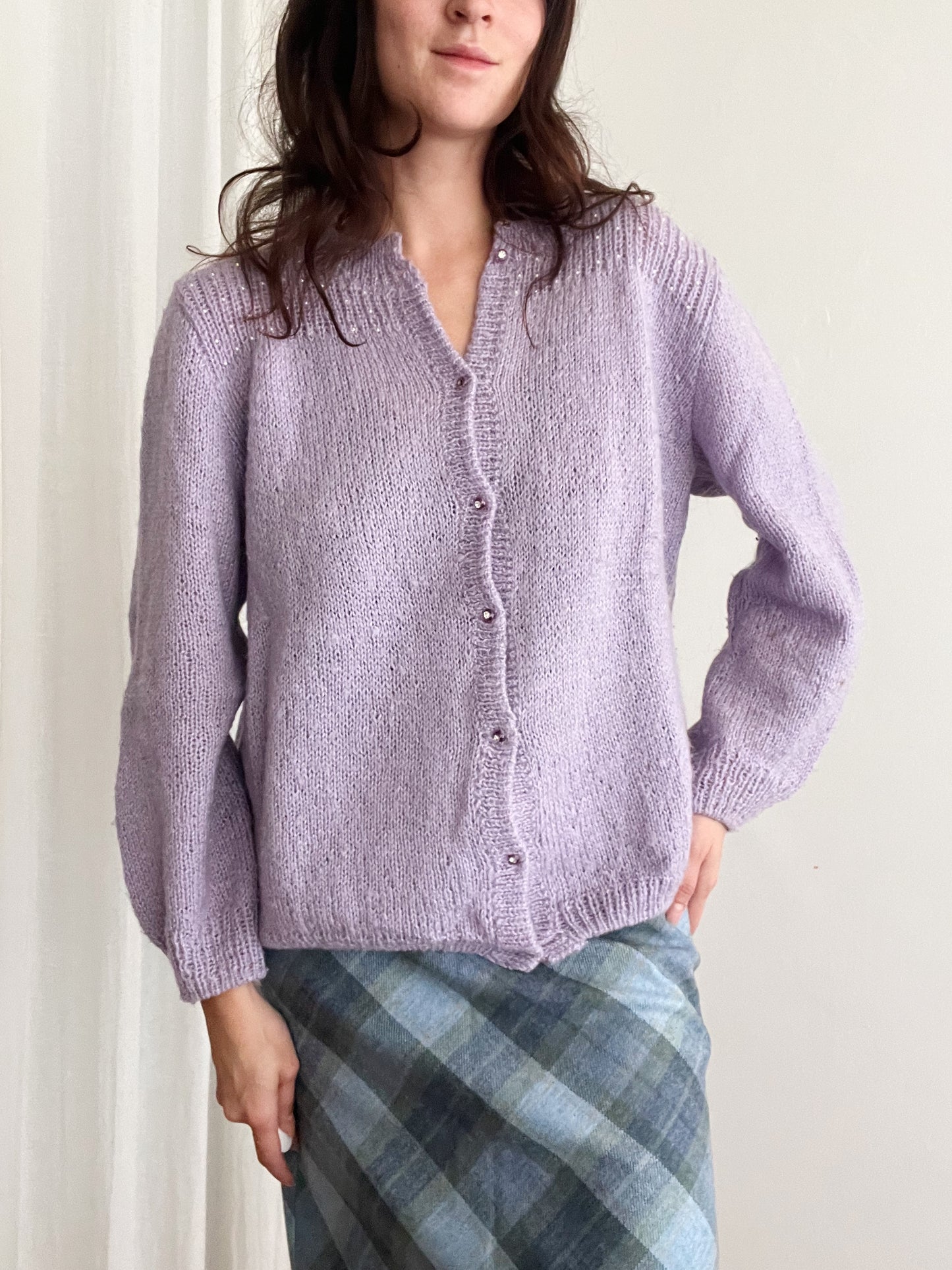 Cardigan lilla L