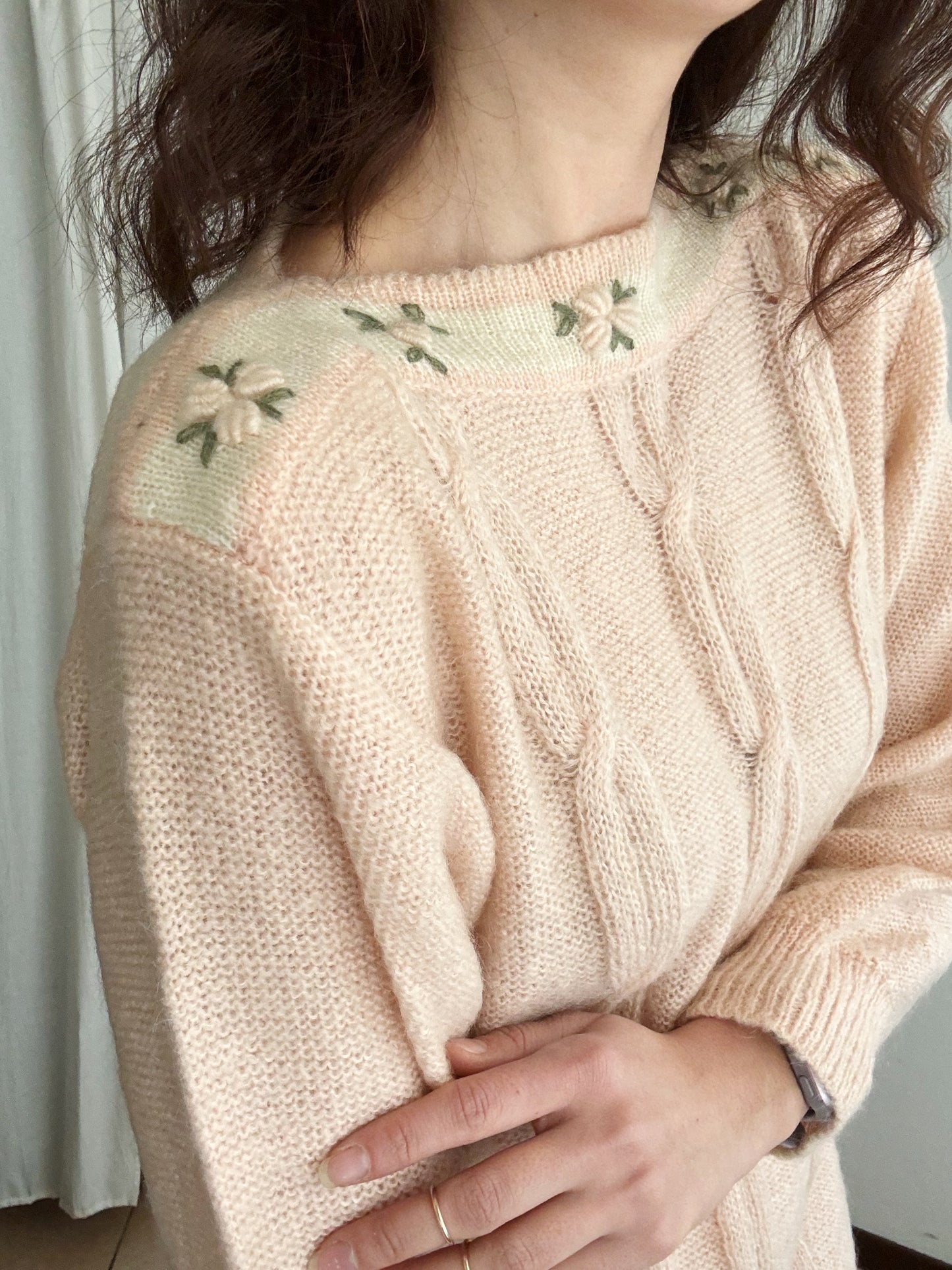 Abito lana rosa M