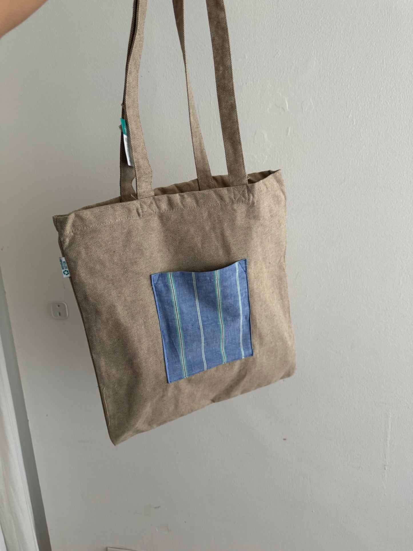 Tote bag Zie Pulci con tasca