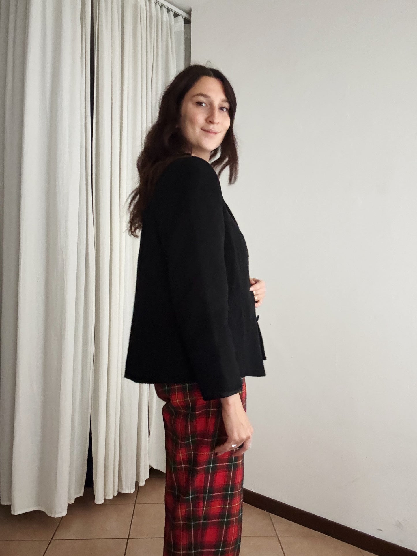 Giacca sartoriale nera M/L
