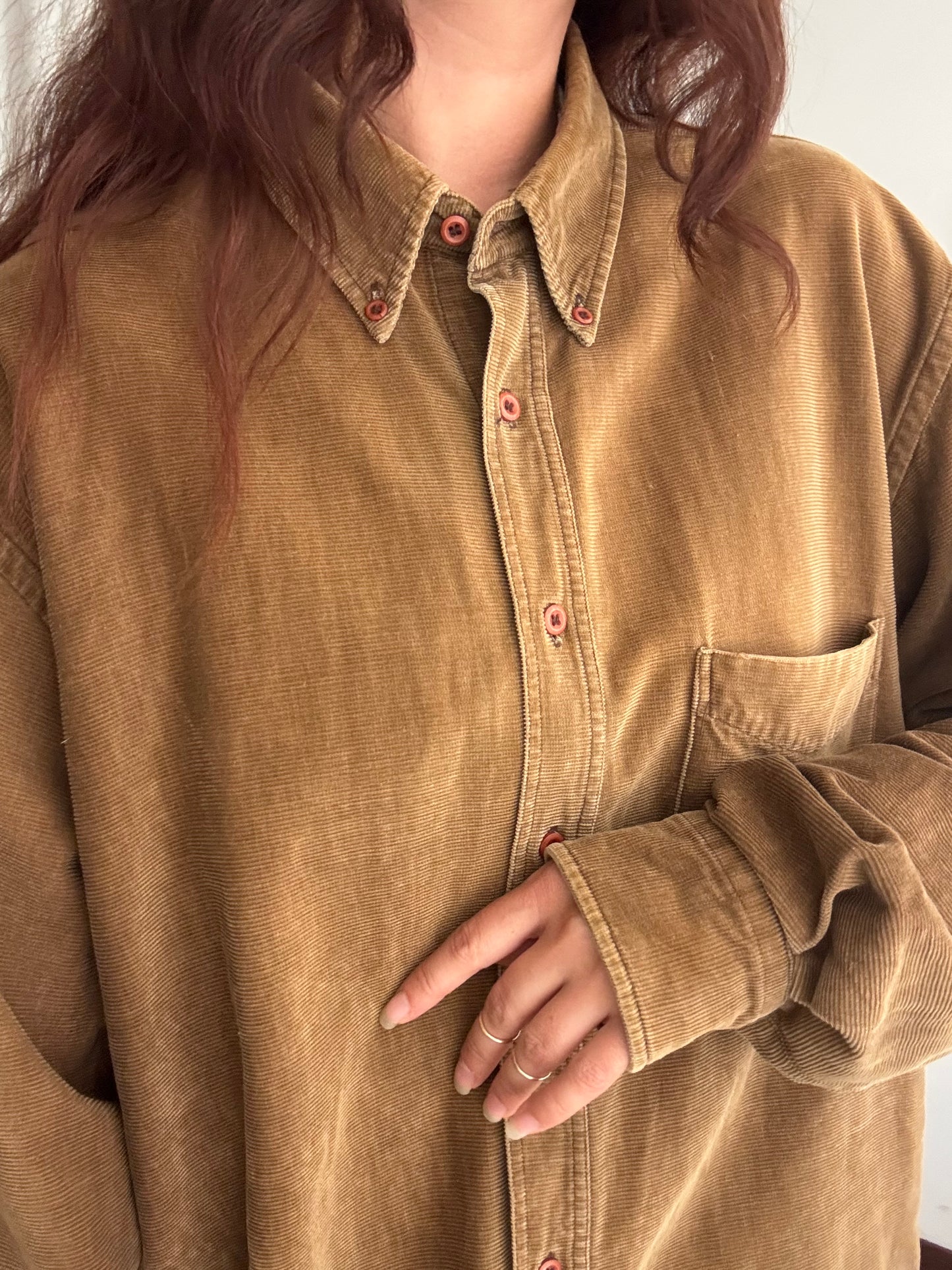 Camicia uomo in velluto XL