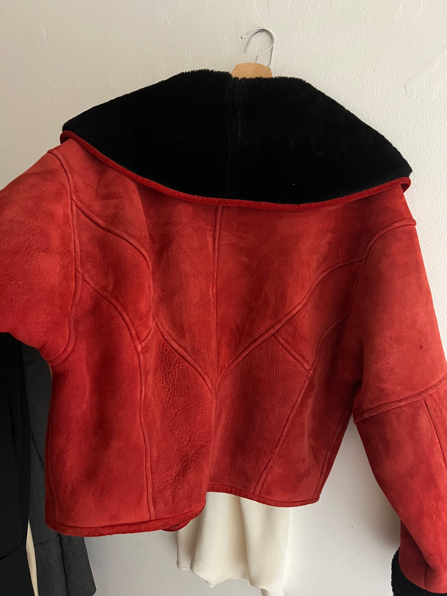 Montone rosso e nero M/L