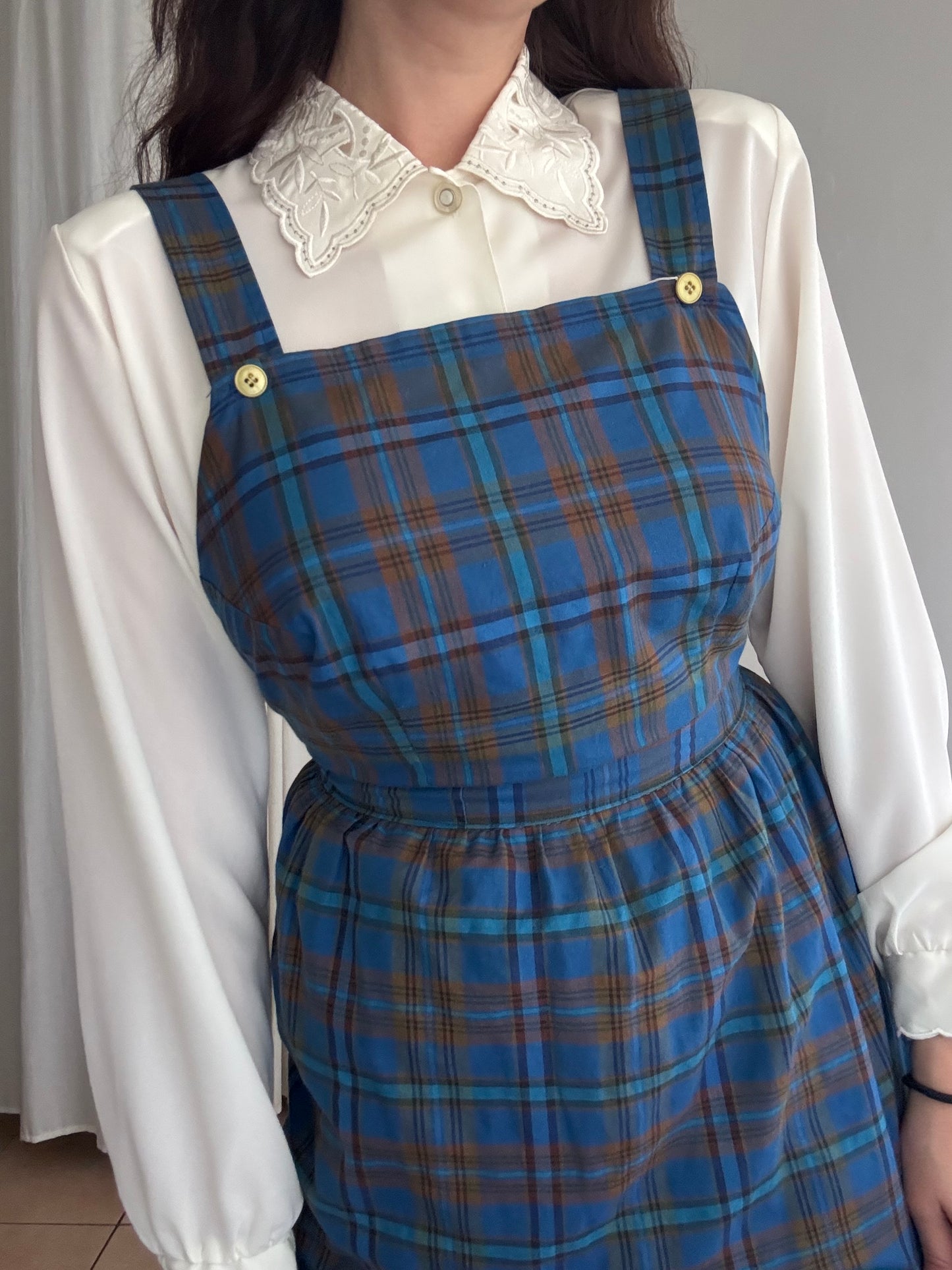 Abito salopette blu 40/42