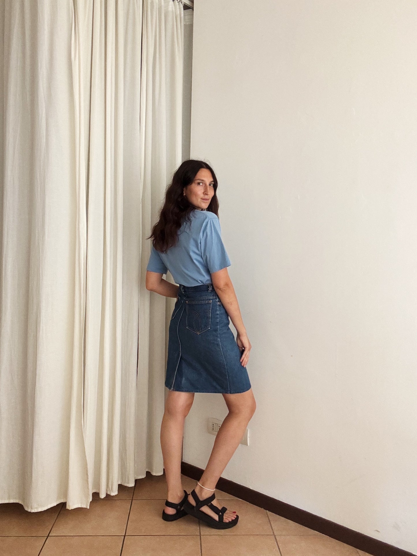 Gonna jeans 40