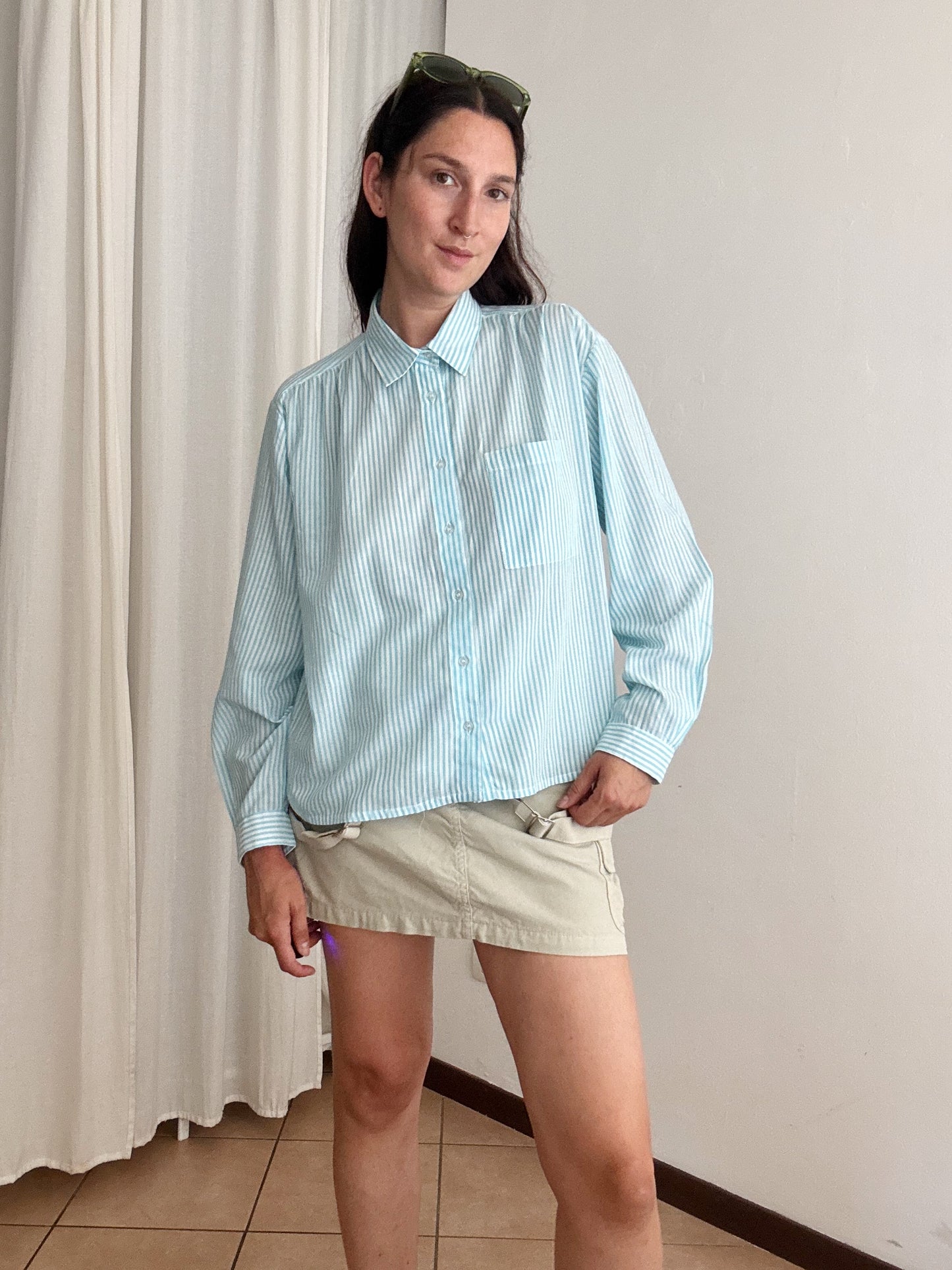 Camicia a righe 46