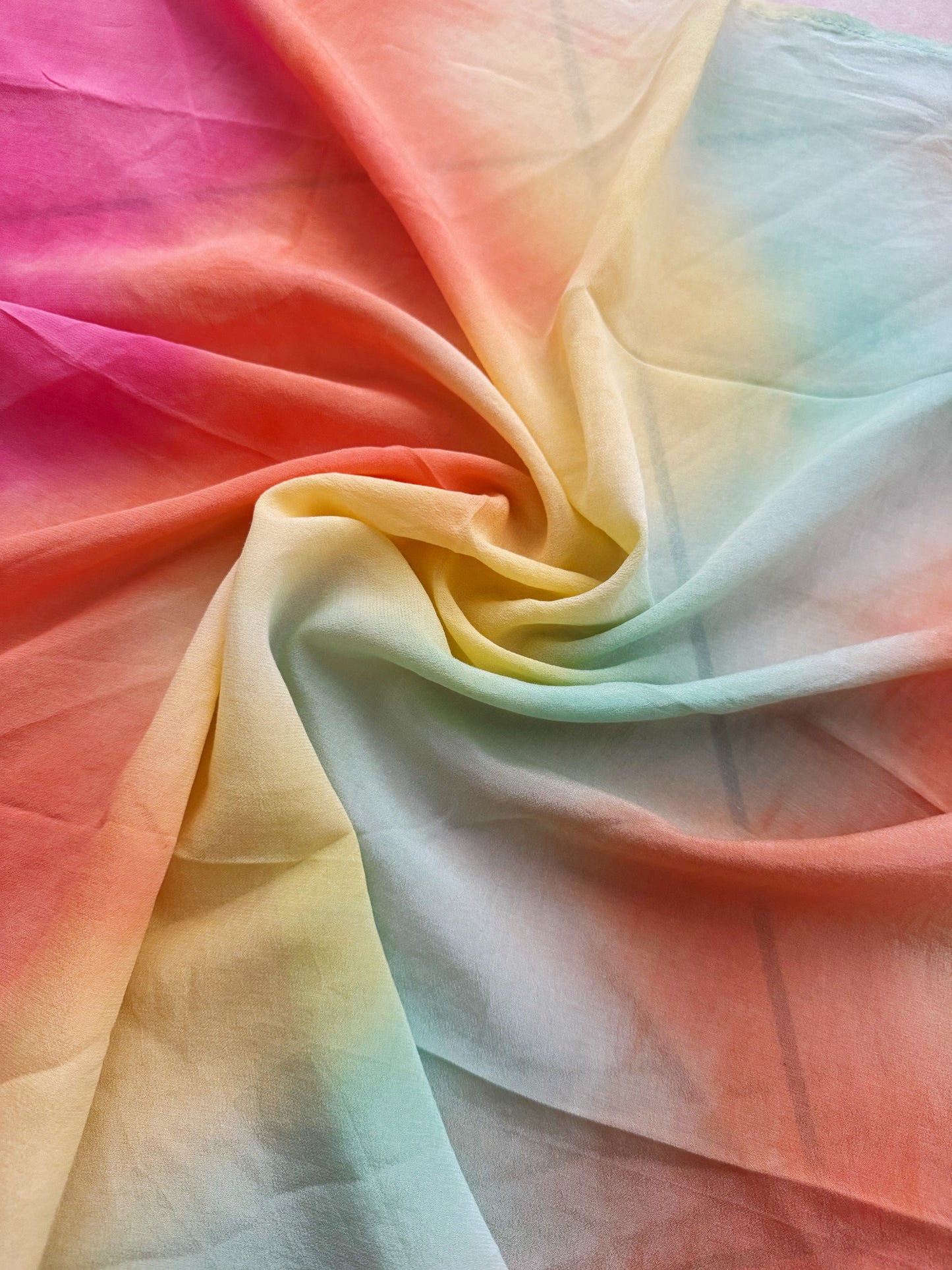 Foulard seta tiedye 61x63