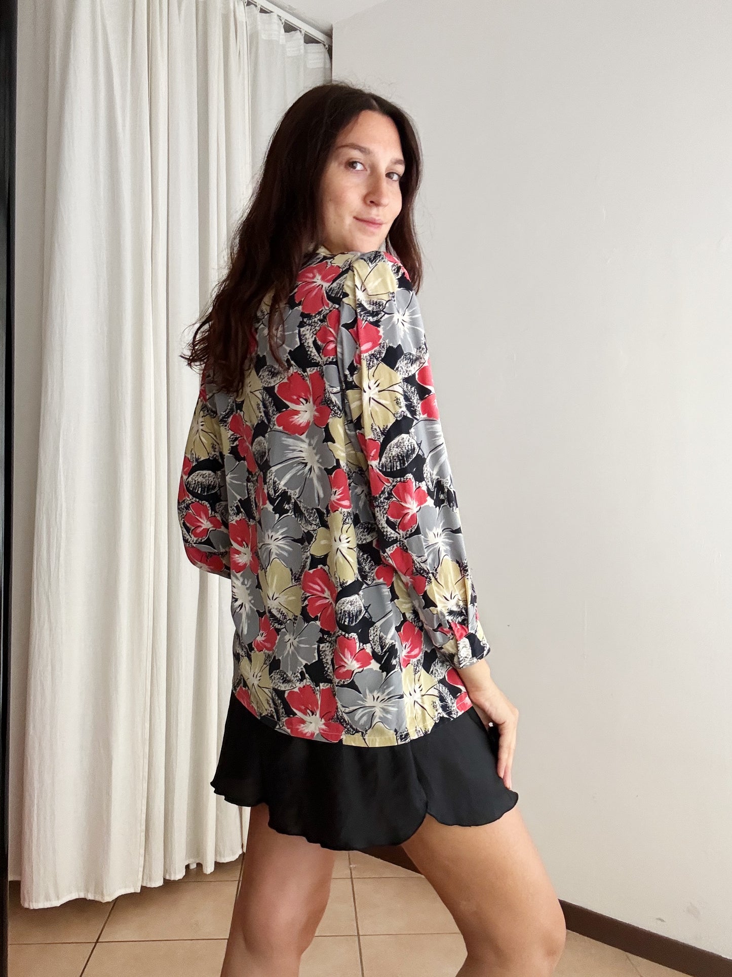 Camicia seta colorata M/L