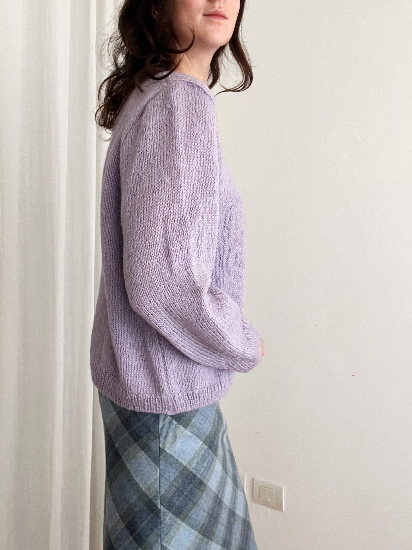 Cardigan lilla L