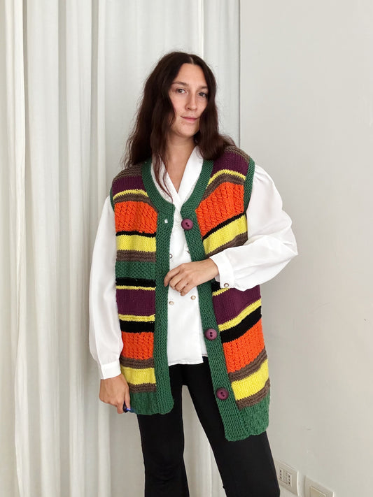 Gilet a righe L