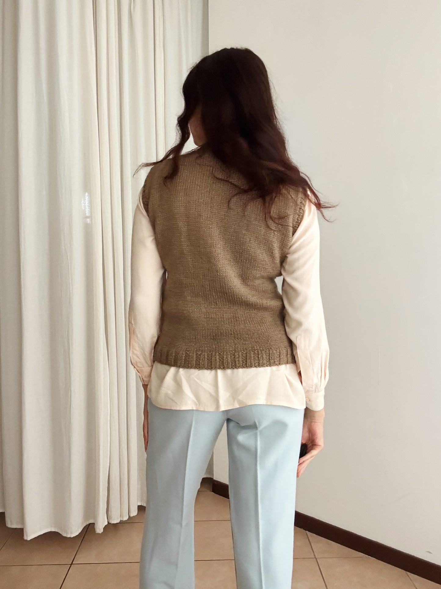 Gilet marrone S/M