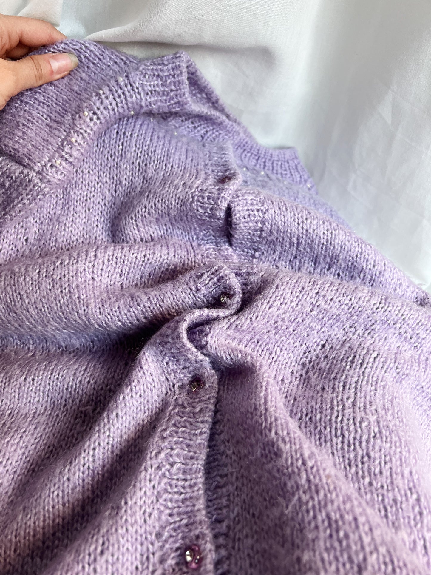 Cardigan lilla L