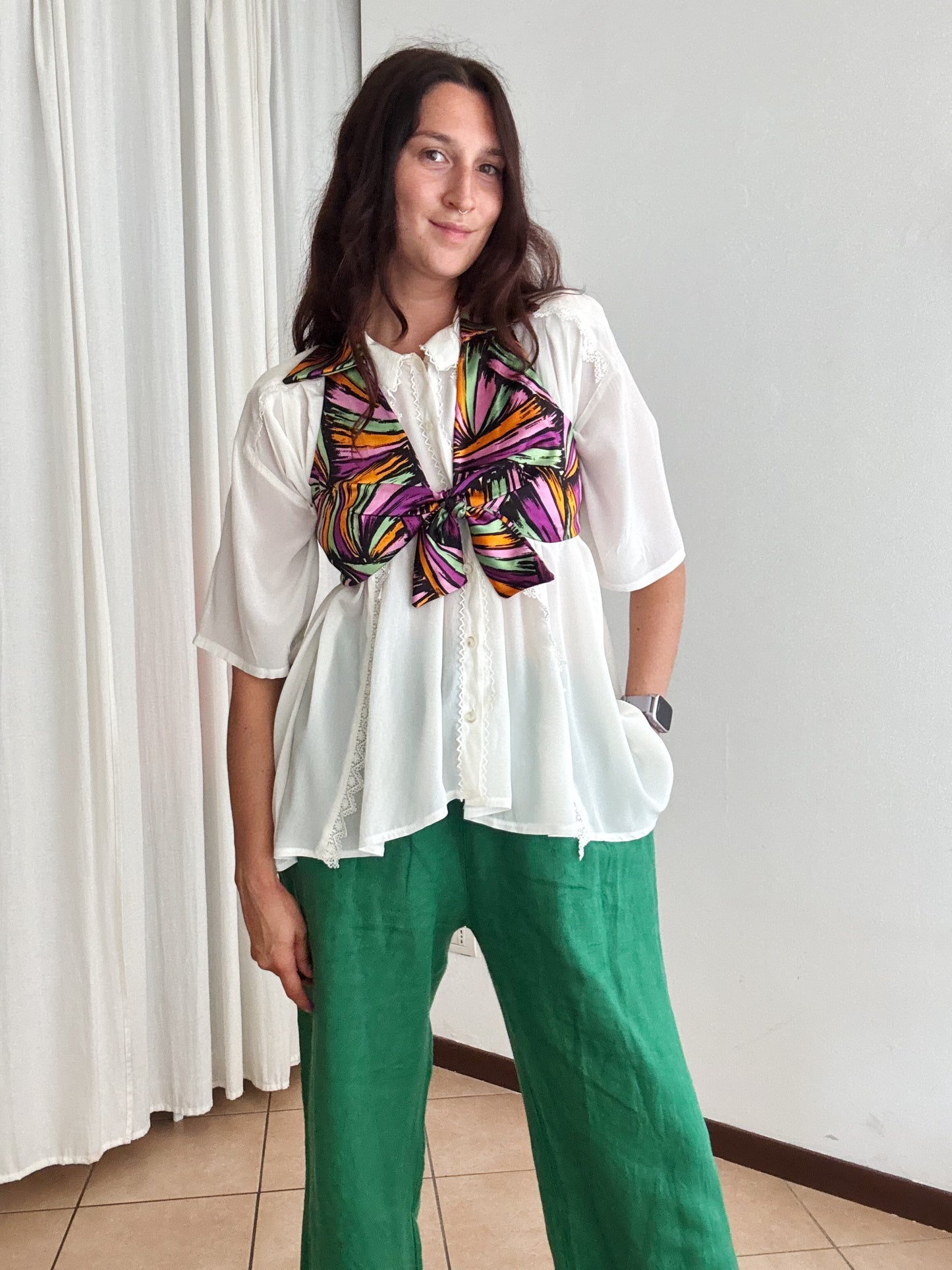 Top colorato M/L