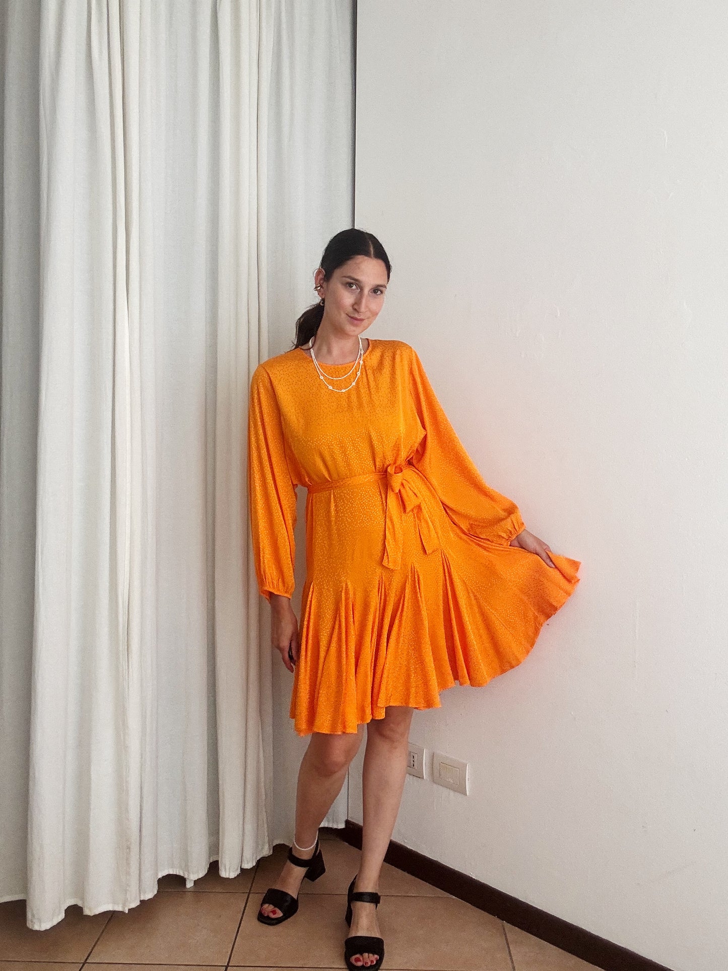 Abito arancione 44