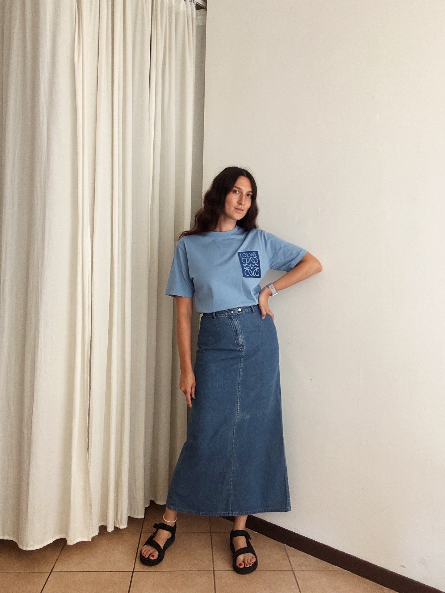 Gonna lunga jeans 42