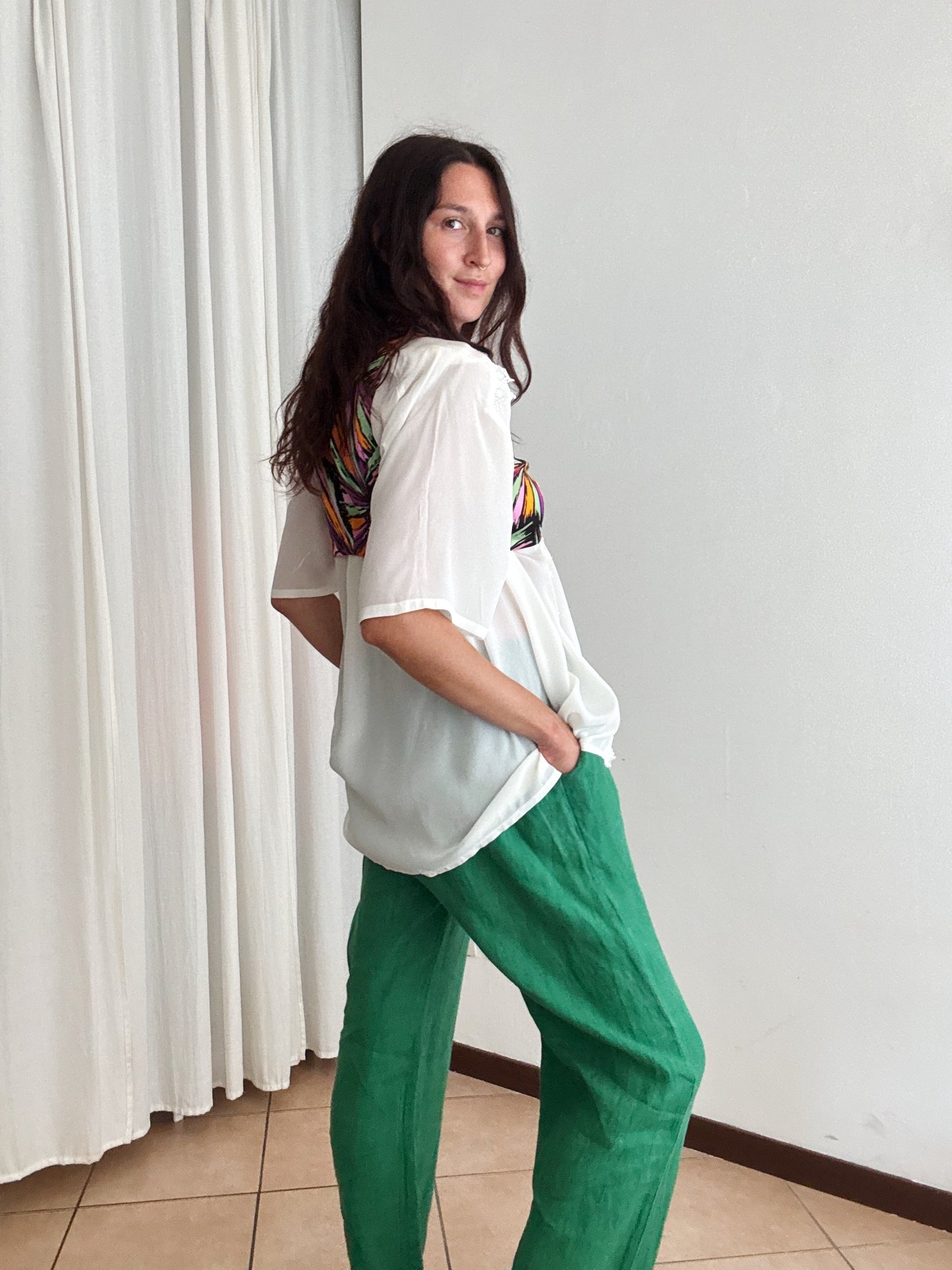 Top colorato M/L