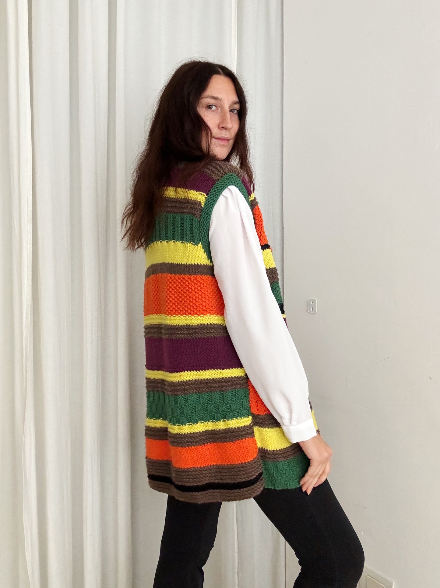 Gilet a righe L