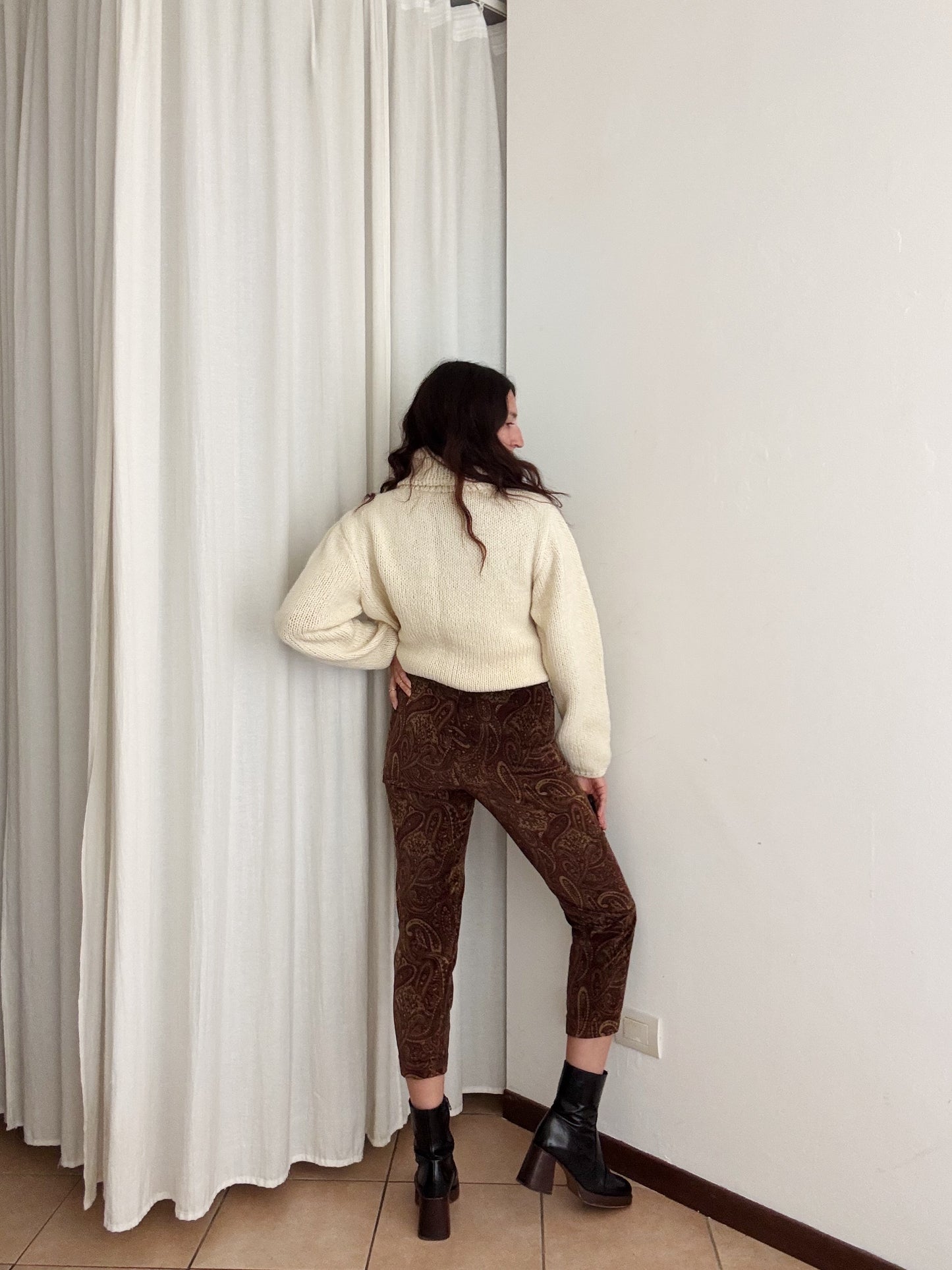 Pantaloni in velluto S