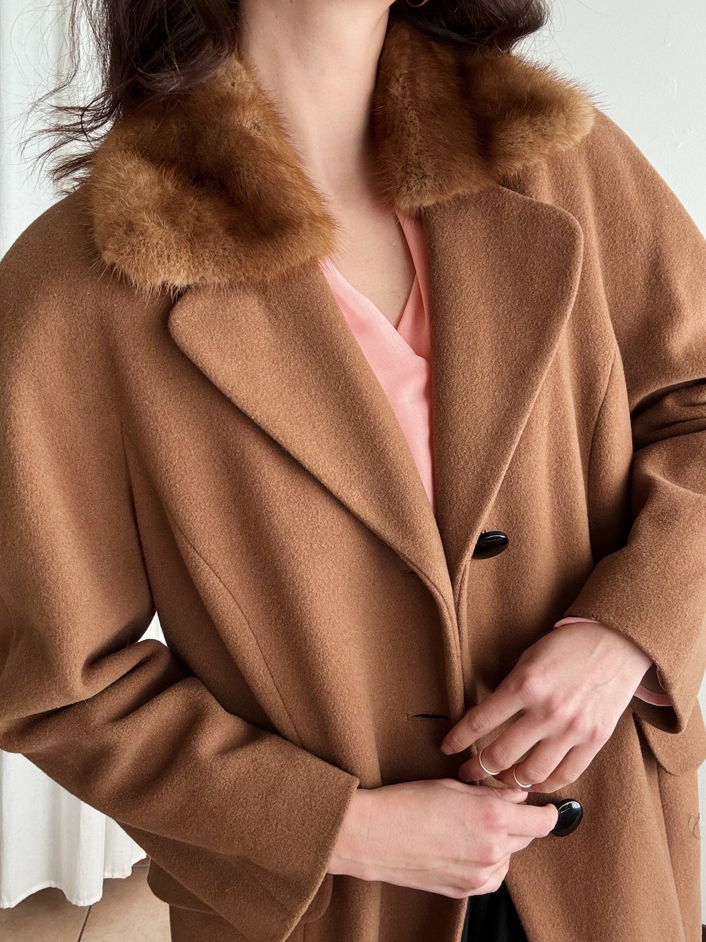 Cappotto cammello L