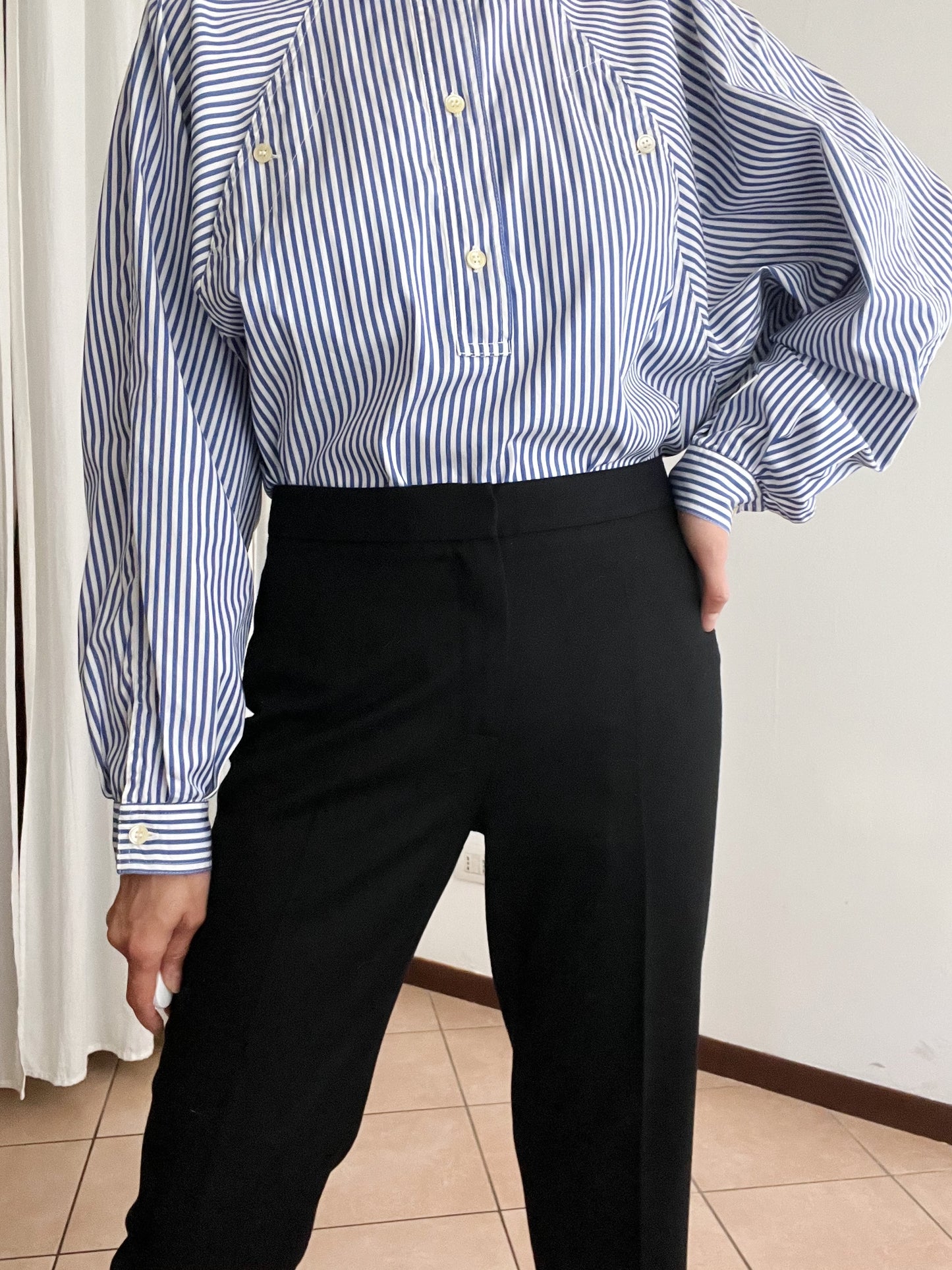 Pantaloni lana neri 44