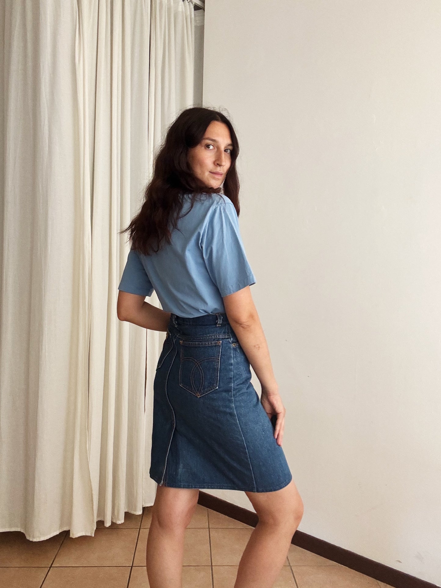 Gonna jeans 40