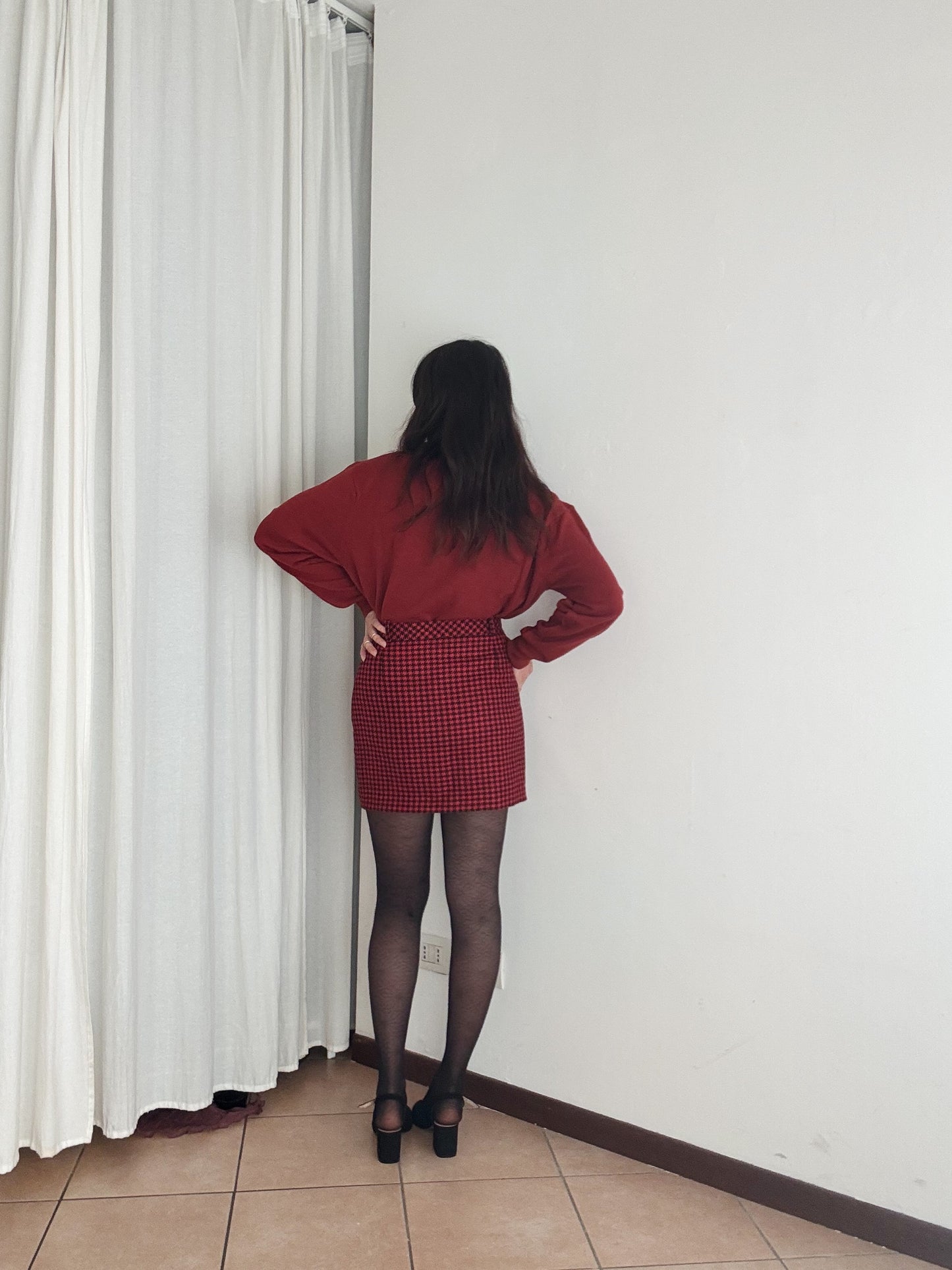 Gonna rossa e nera 44