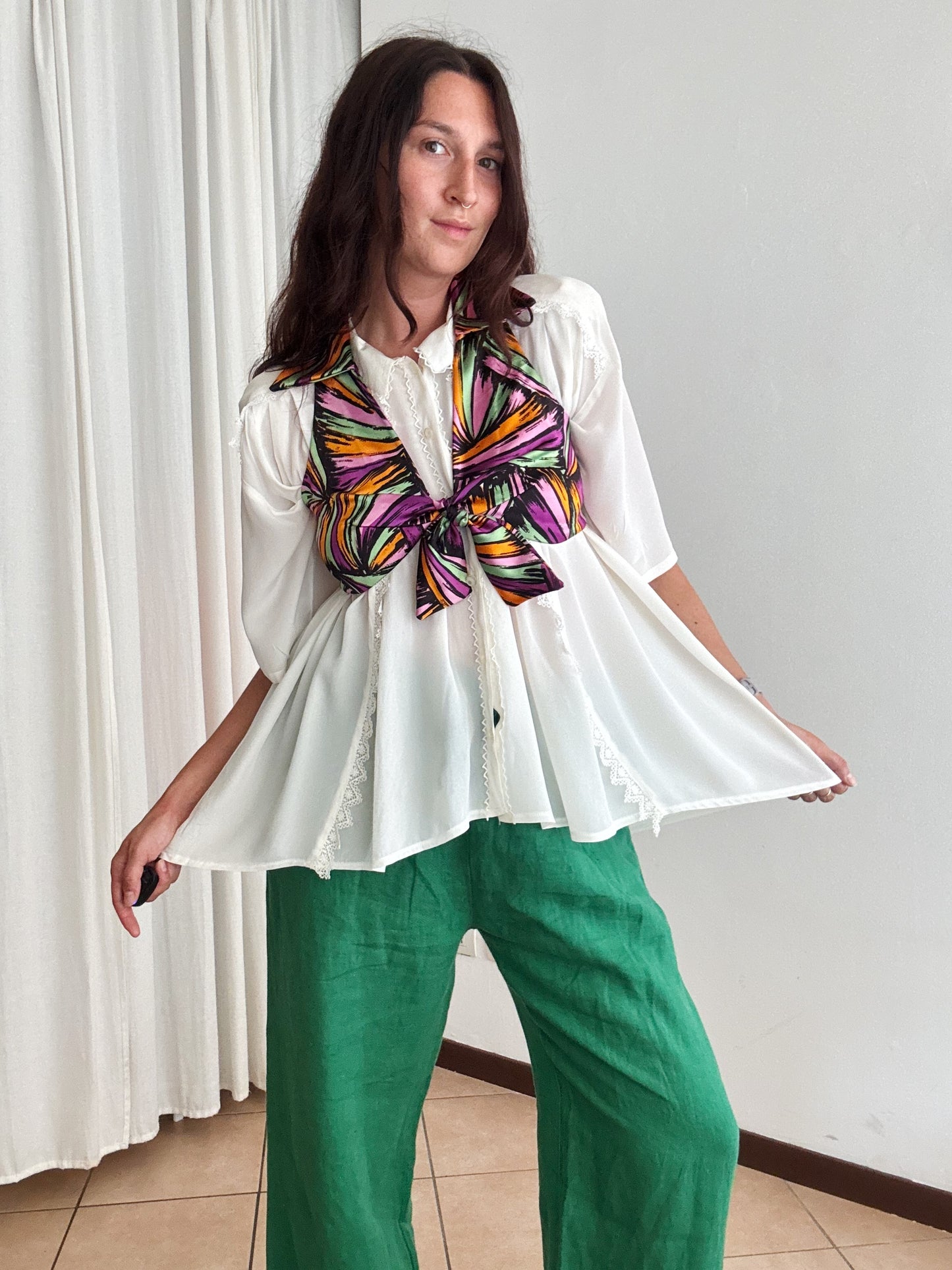 Top colorato M/L