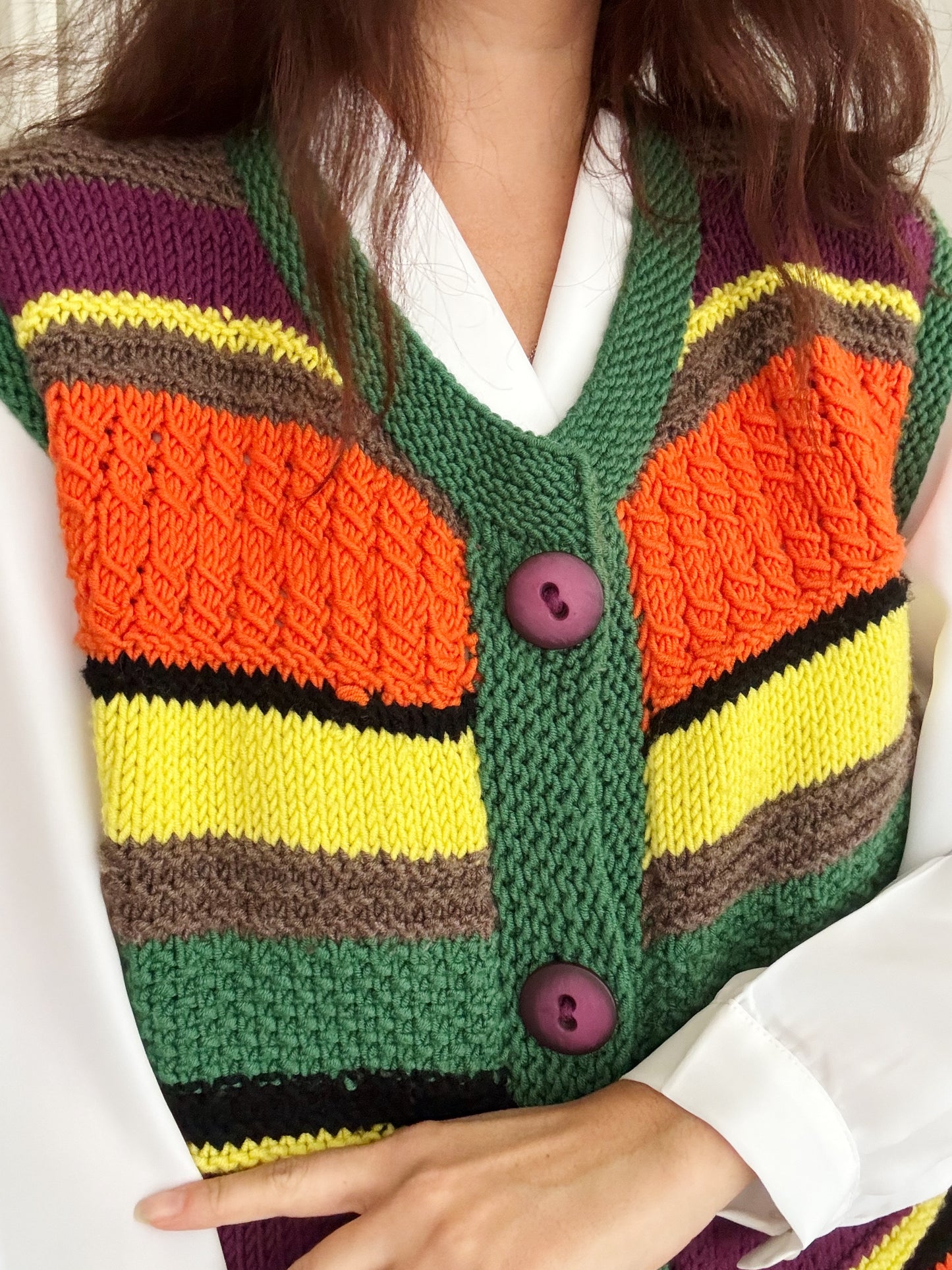 Gilet a righe L