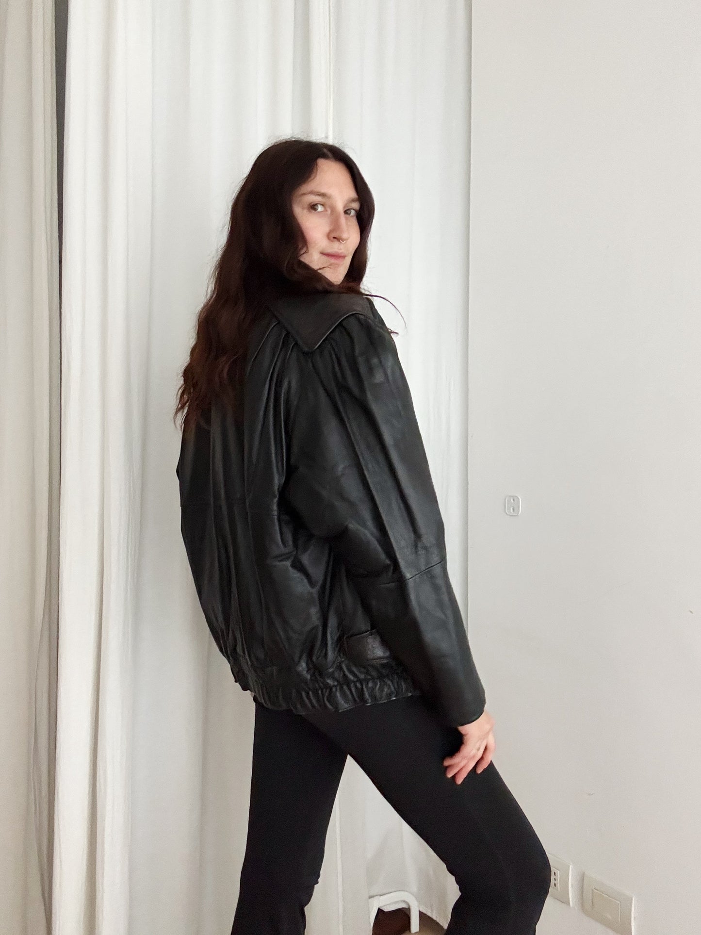 Bomber in pelle 44