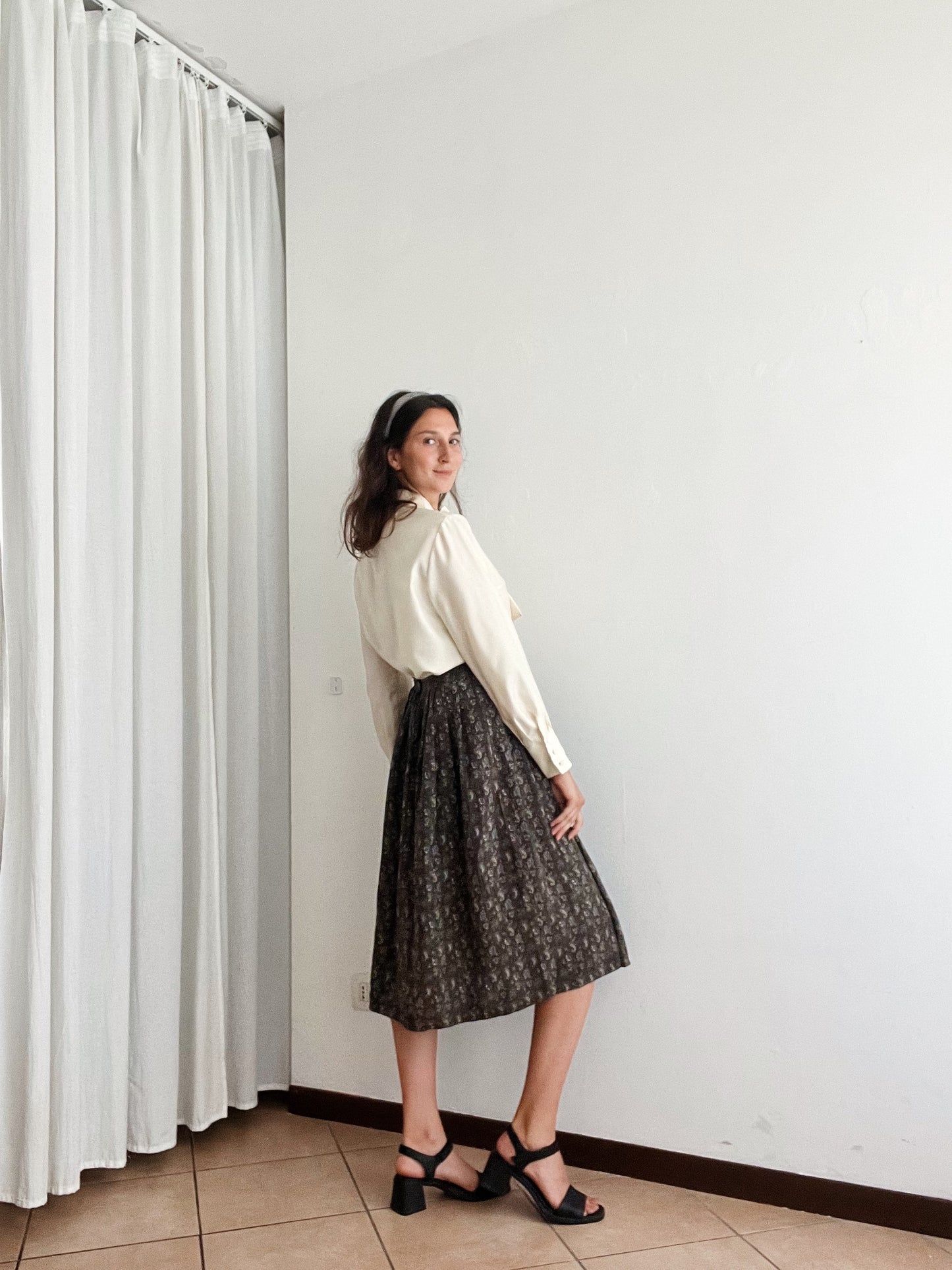 Gonna seta paisley M