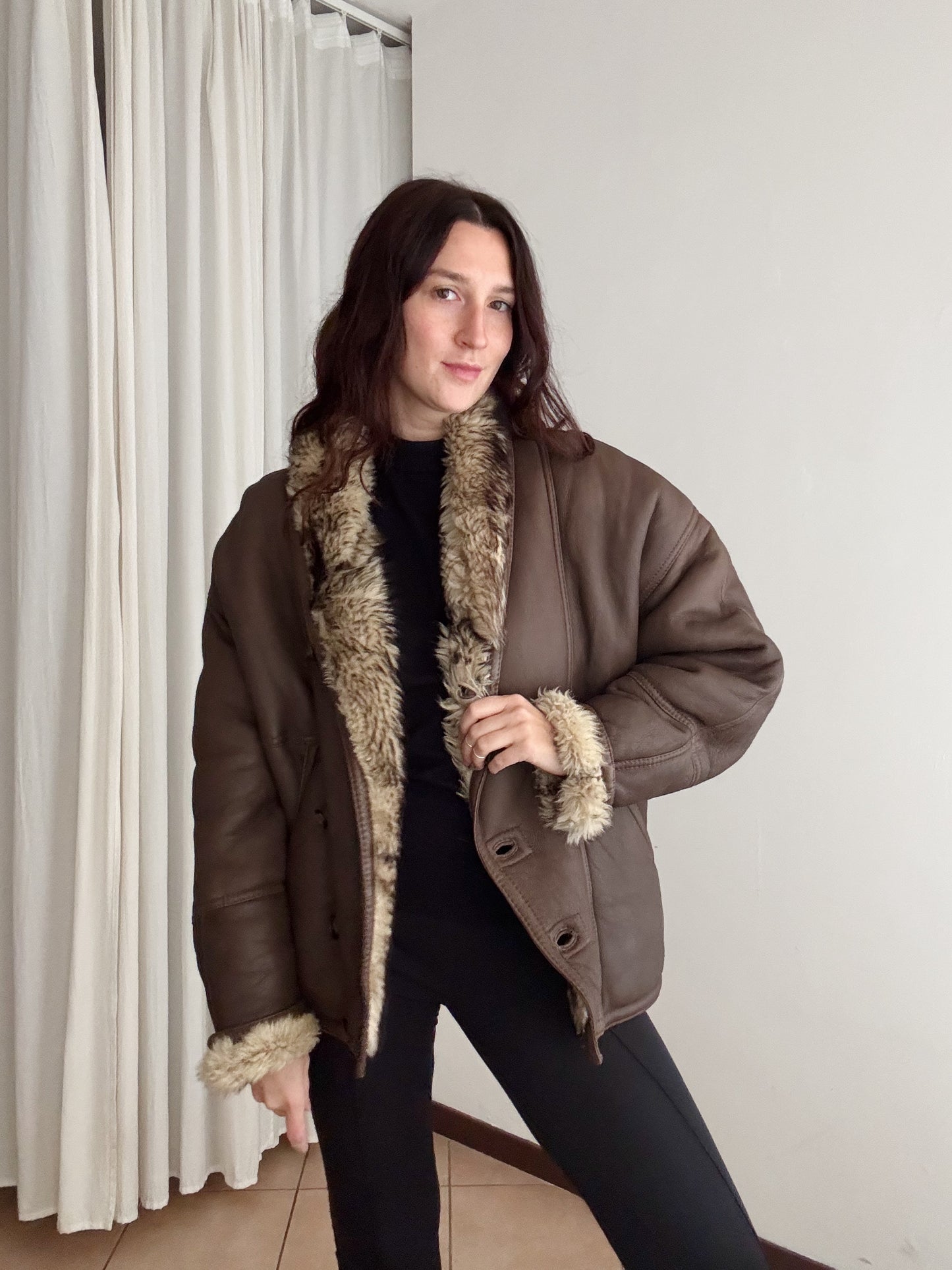 Montone unisex marrone M